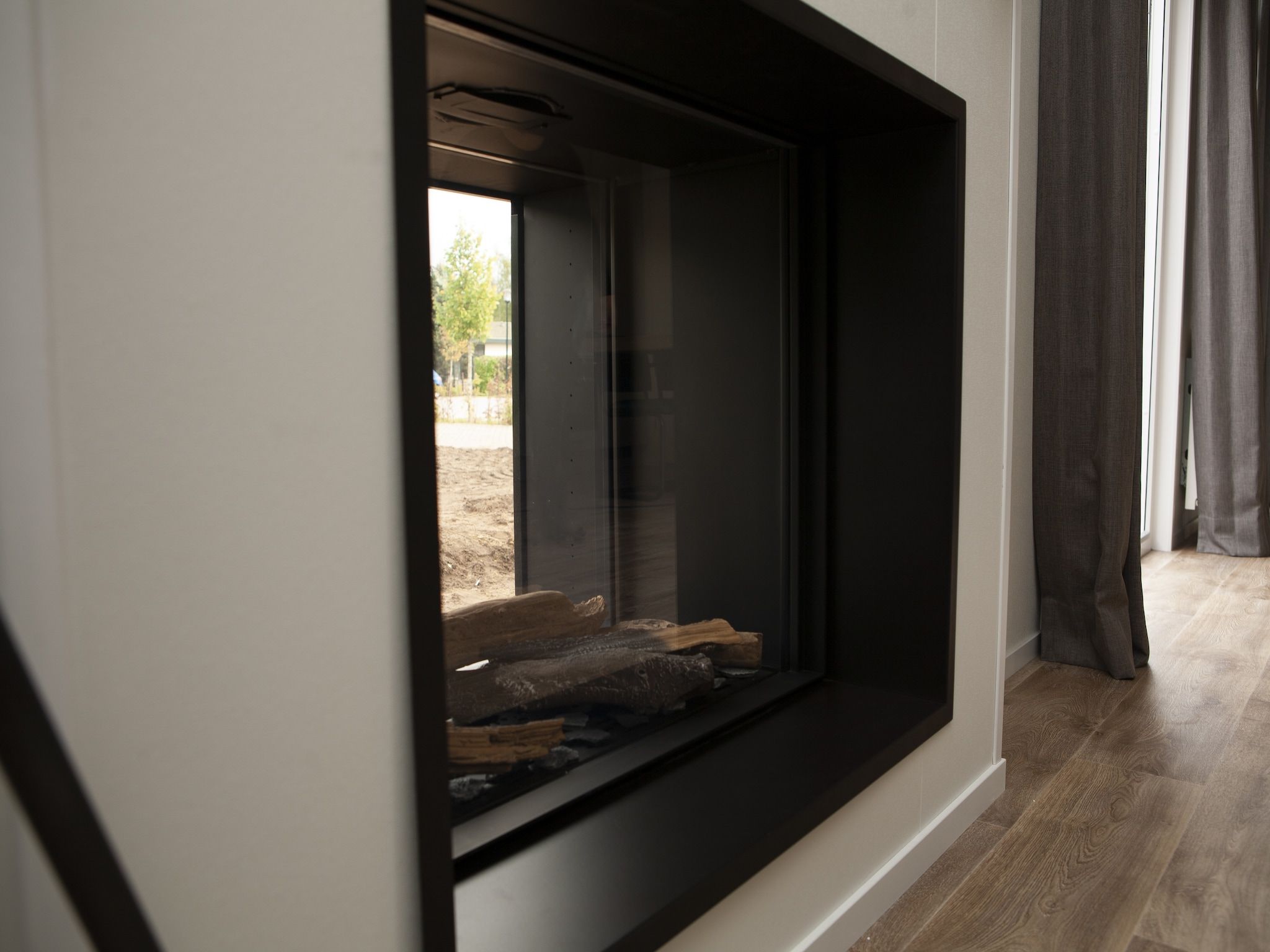 De woonkamer van Recreatiepark de Boshoek 21 in Voorthuizen