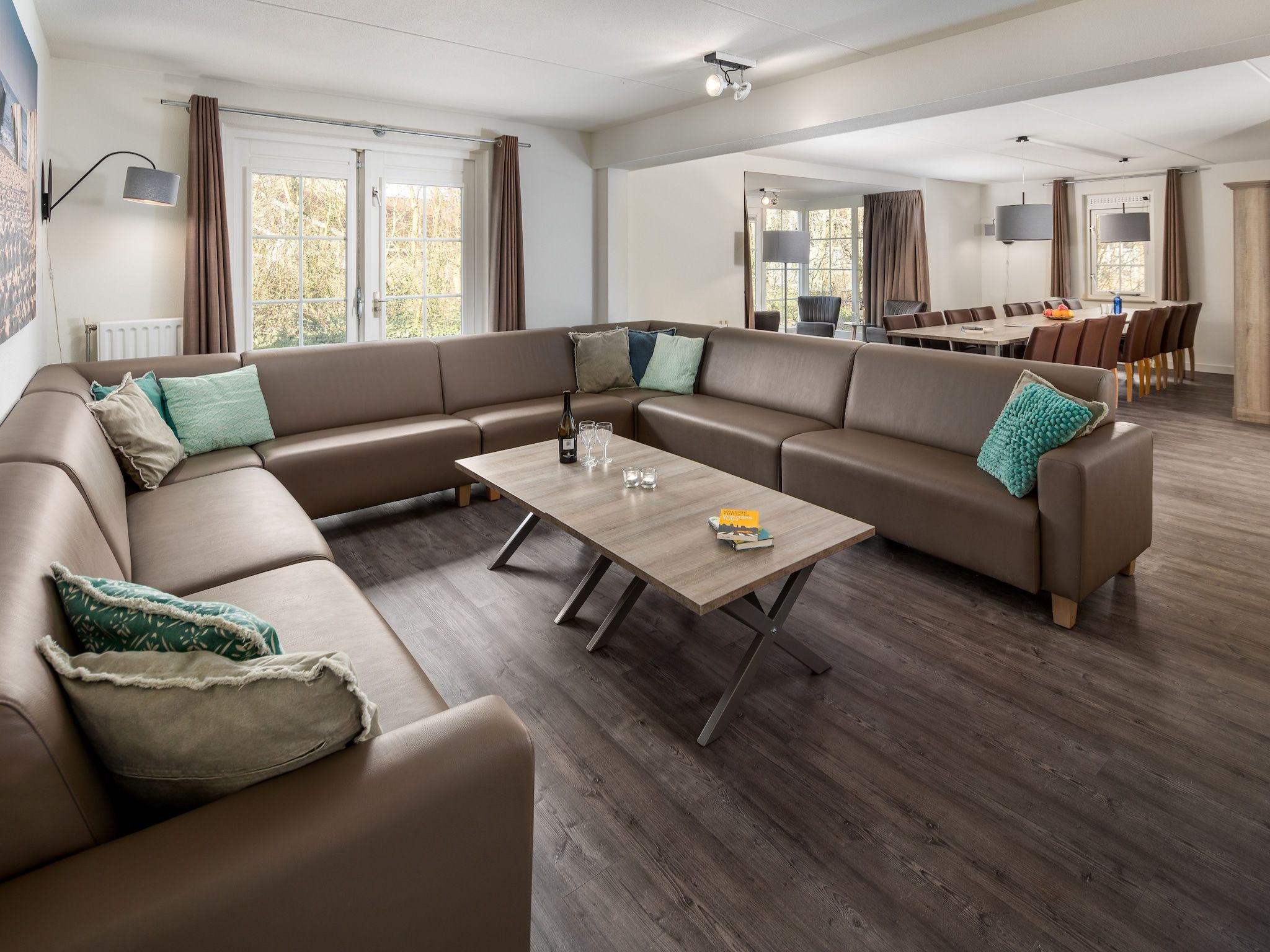 De woonkamer van Buitenhof Domburg 5 in Domburg