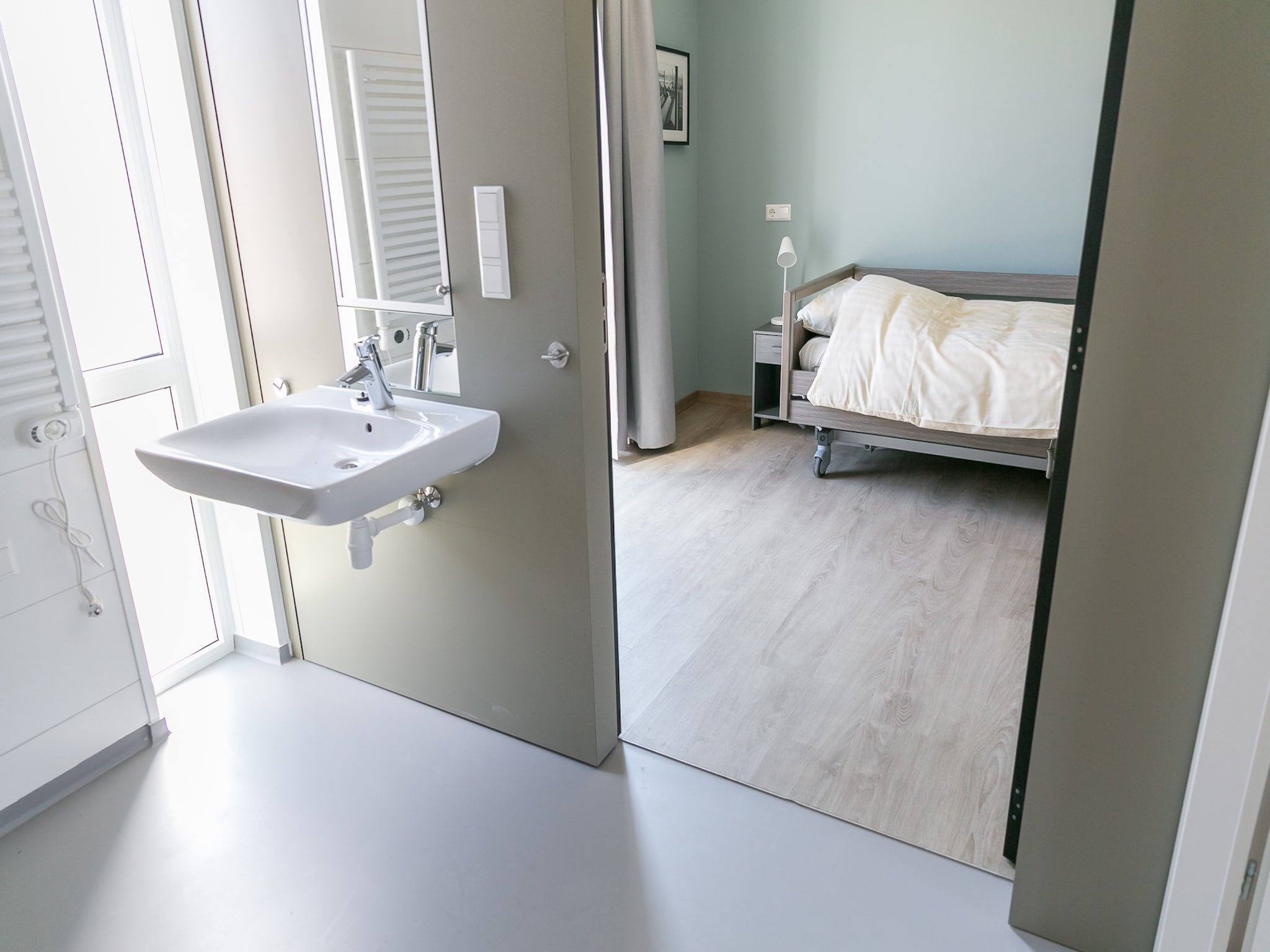 De badkamer van Strandpark Vlugtenburg 9 in 's-Gravenzande