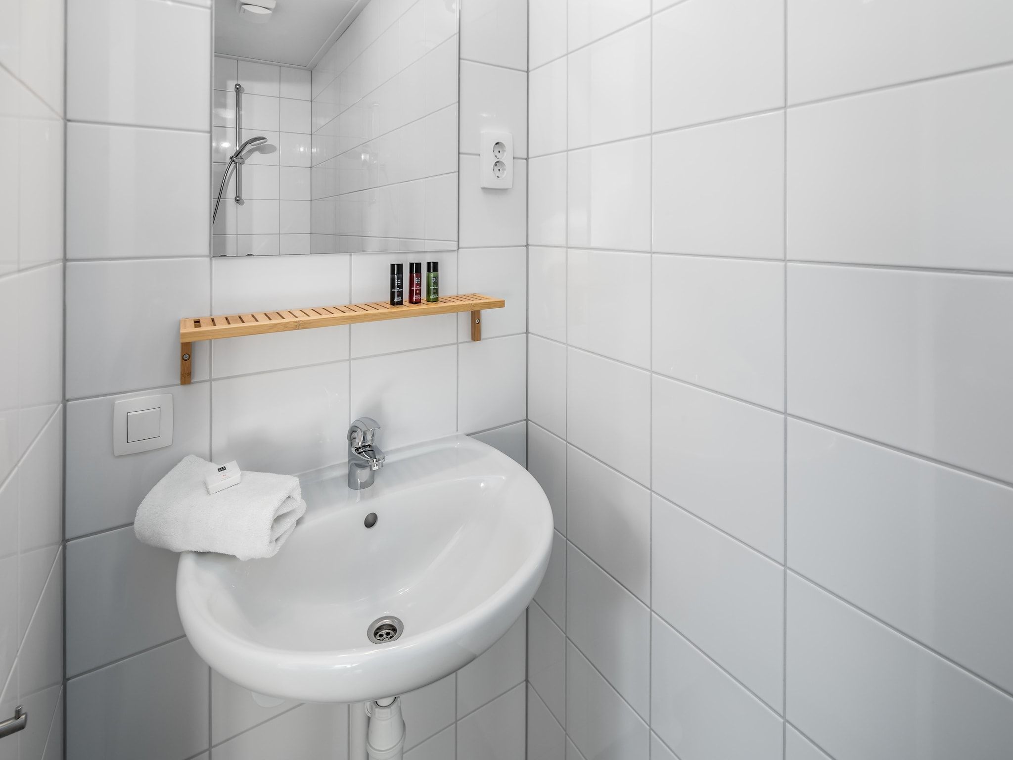 De badkamer van Vakantiepark Schaijk 1 in Schaijk