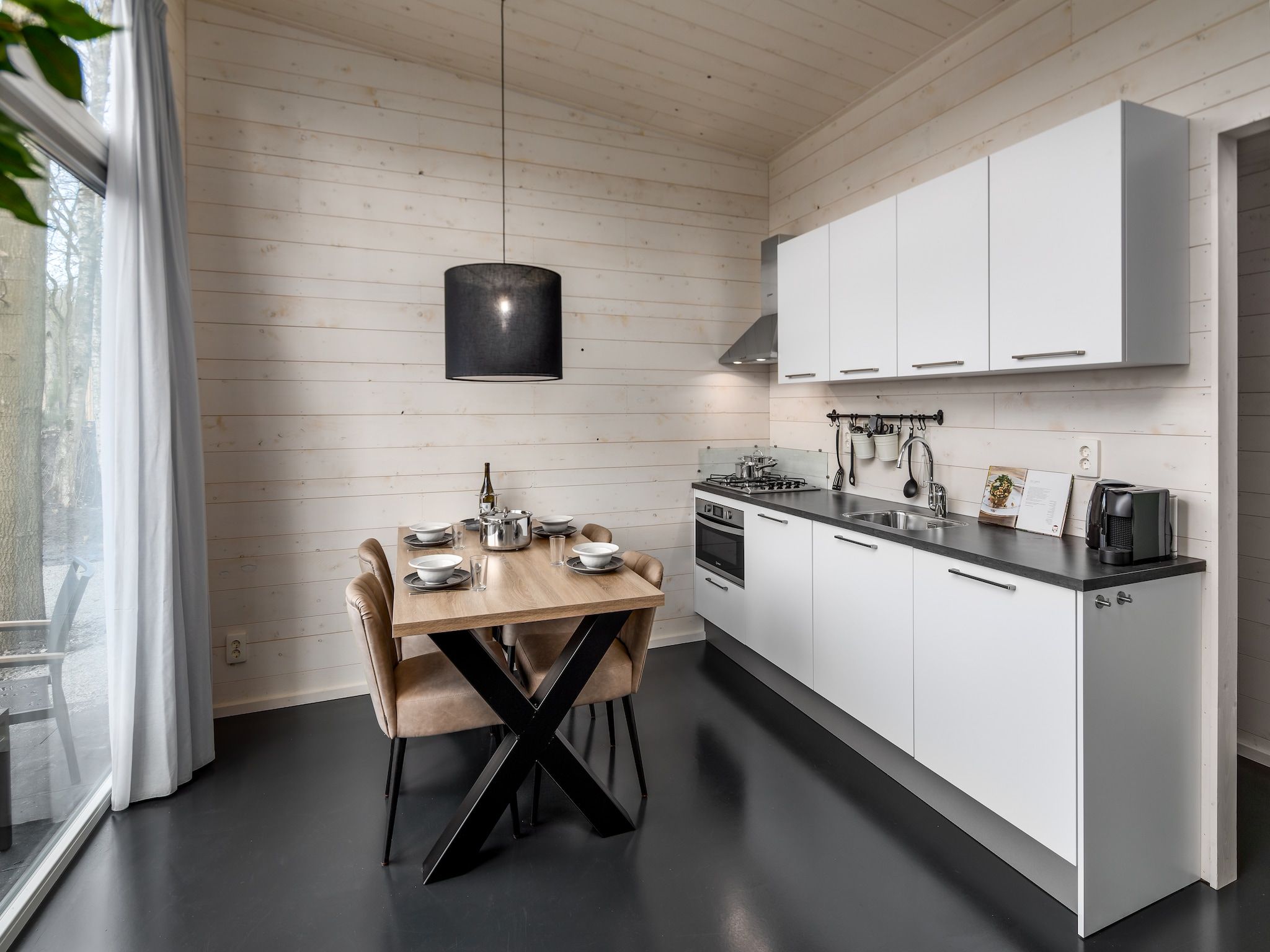 De keuken van Vakantiepark Schaijk 1 in Schaijk