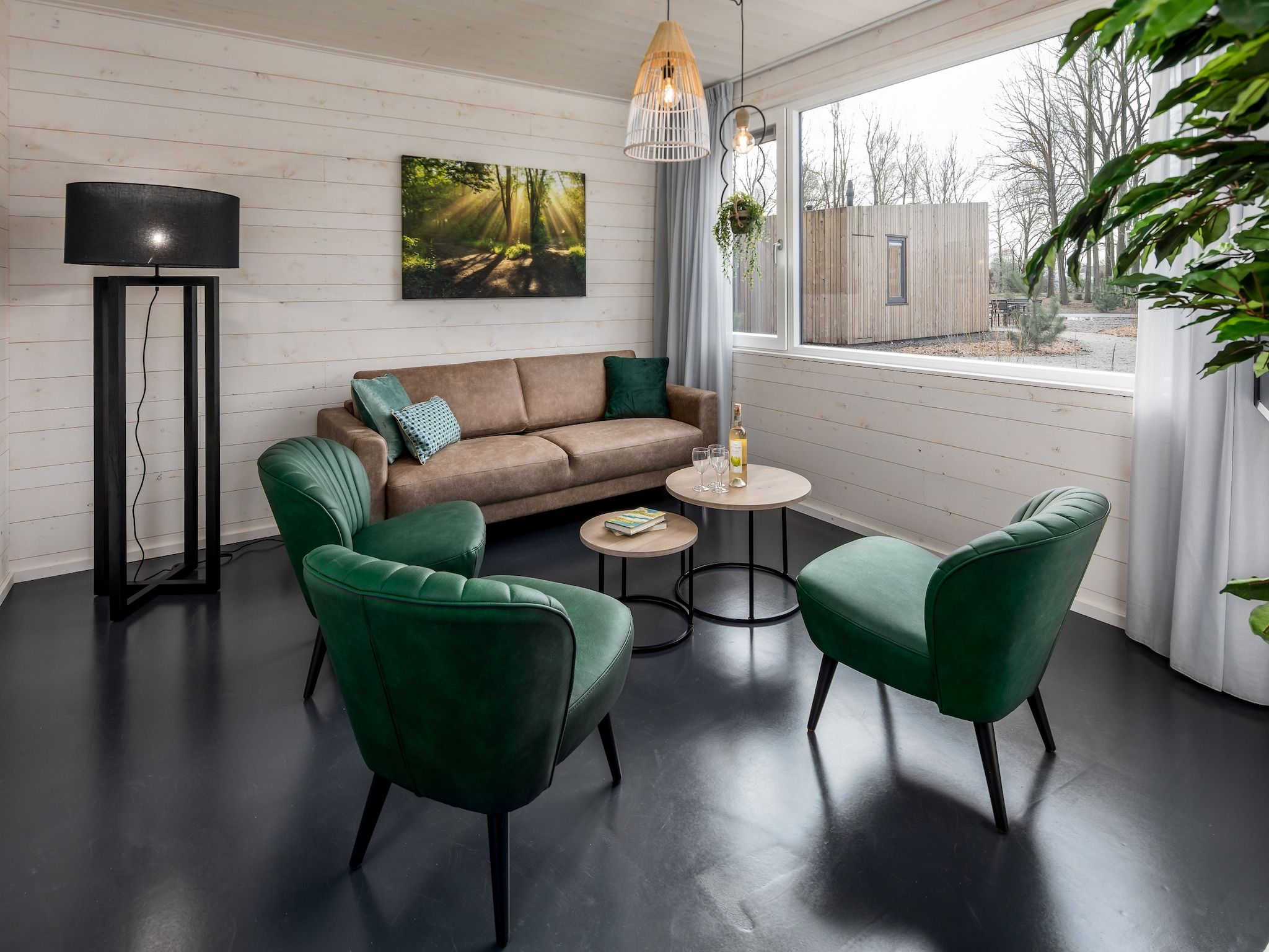De woonkamer van Vakantiepark Schaijk 2 in Schaijk
