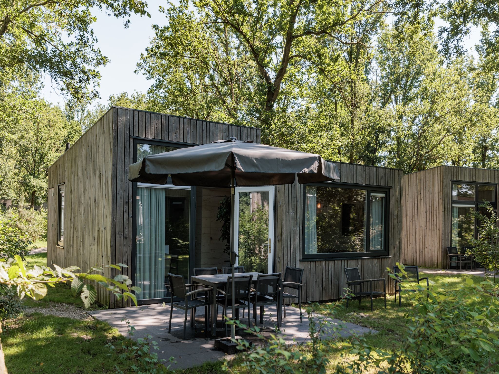 De buitenkant van Vakantiepark Schaijk 2 in Schaijk