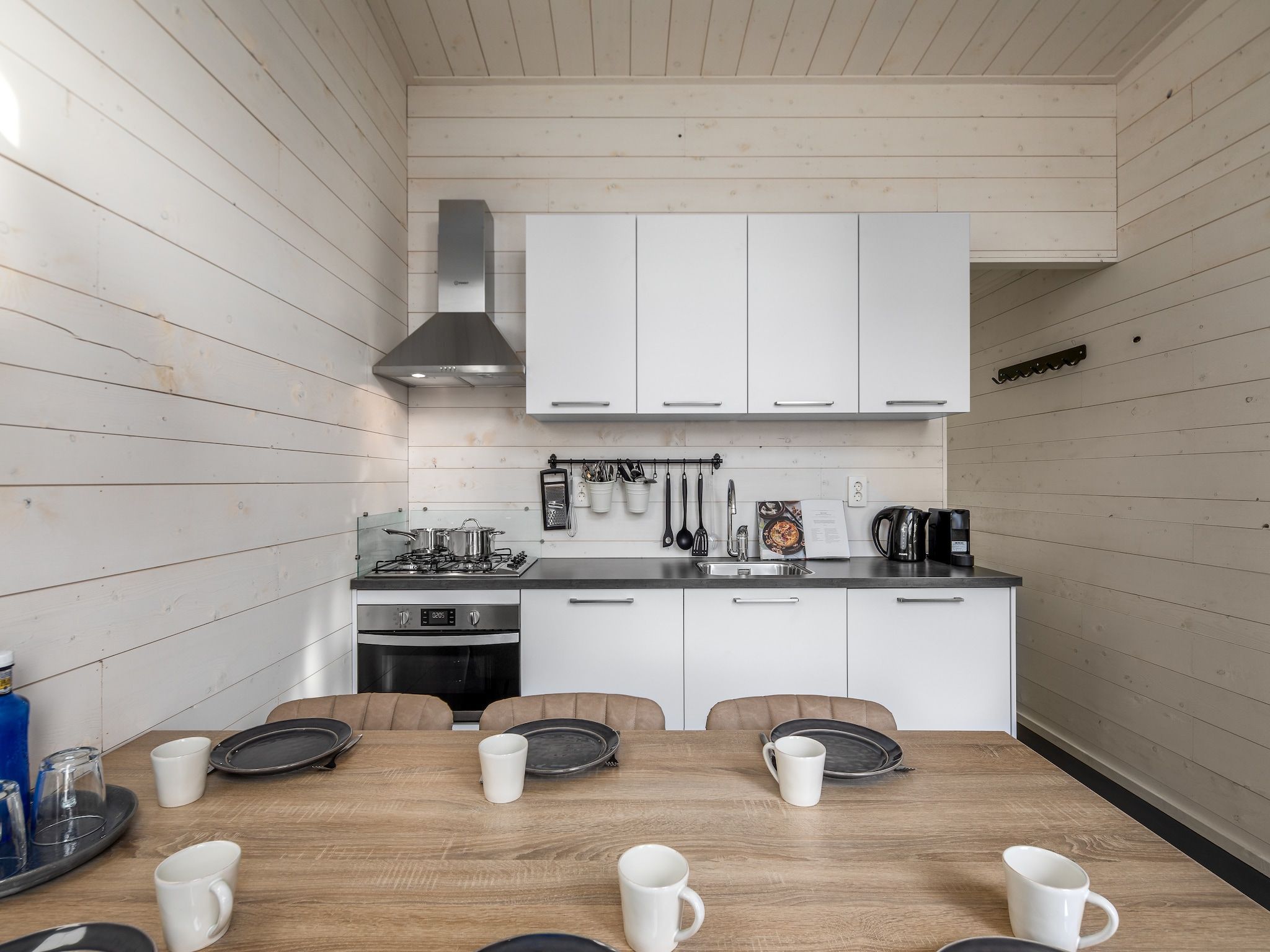 De keuken van Vakantiepark Schaijk 2 in Schaijk
