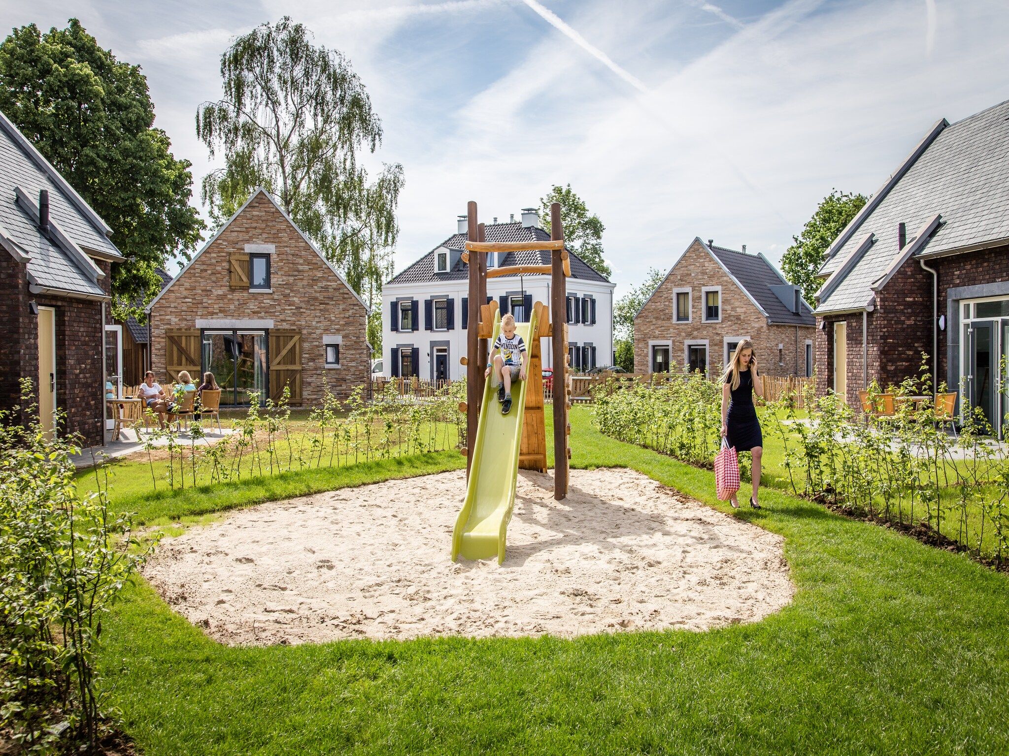 De tuin van Resort Maastricht 11 in Maastricht