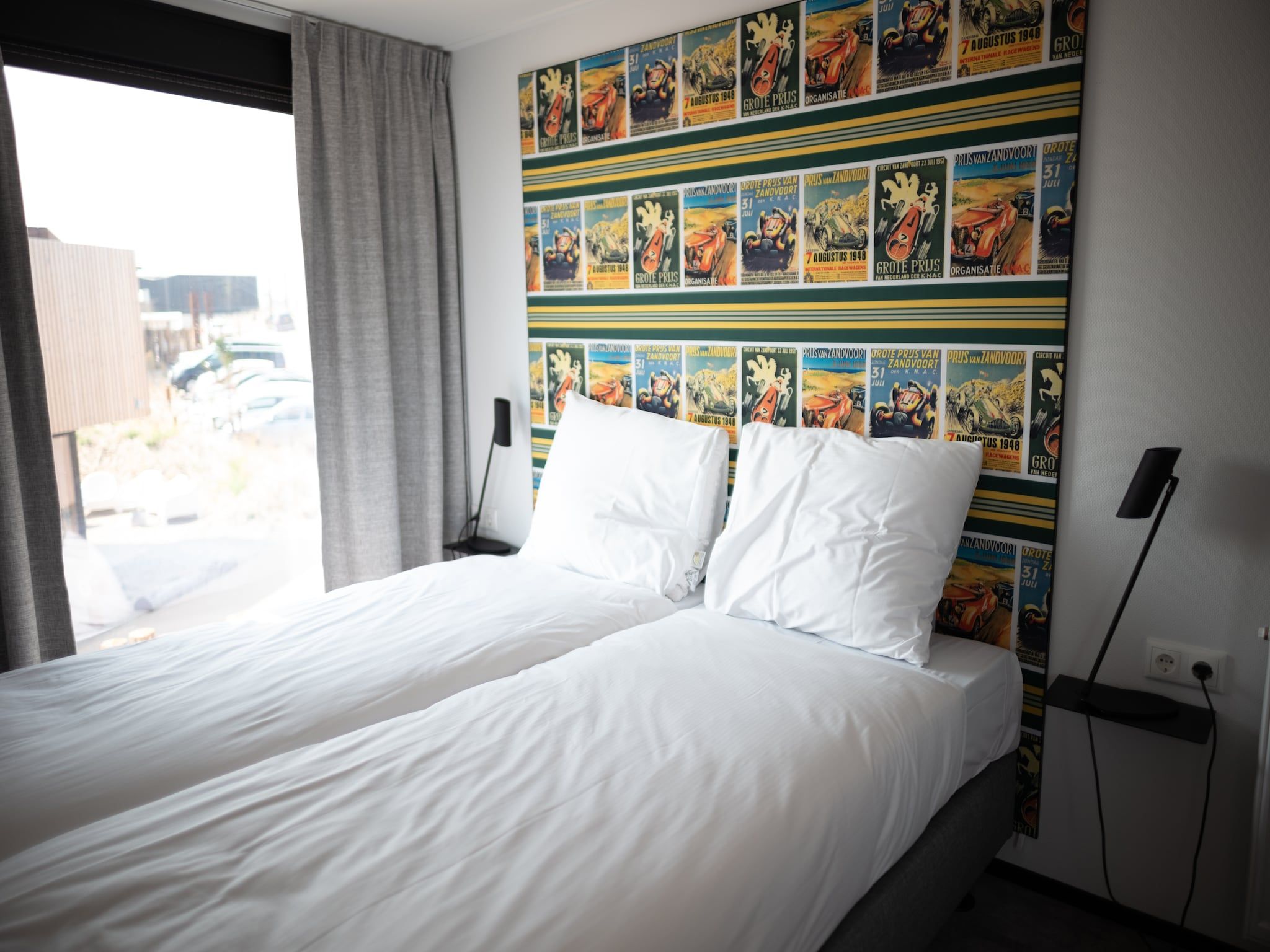 Een slaapkamer van Sea Lodges Zandvoort  4 in Zandvoort