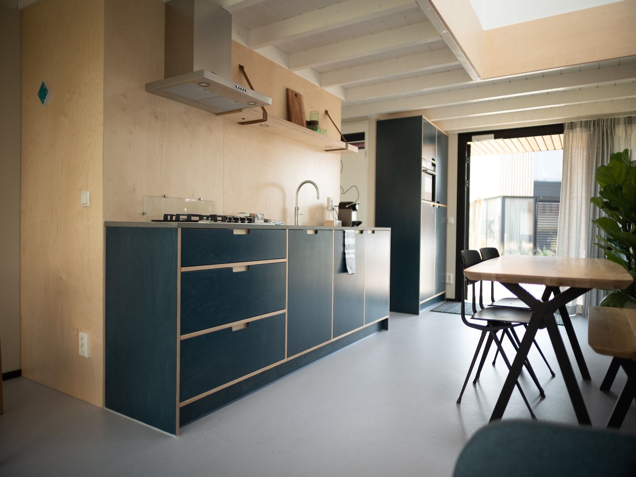 De keuken van Sea Lodges Zandvoort  4 in Zandvoort