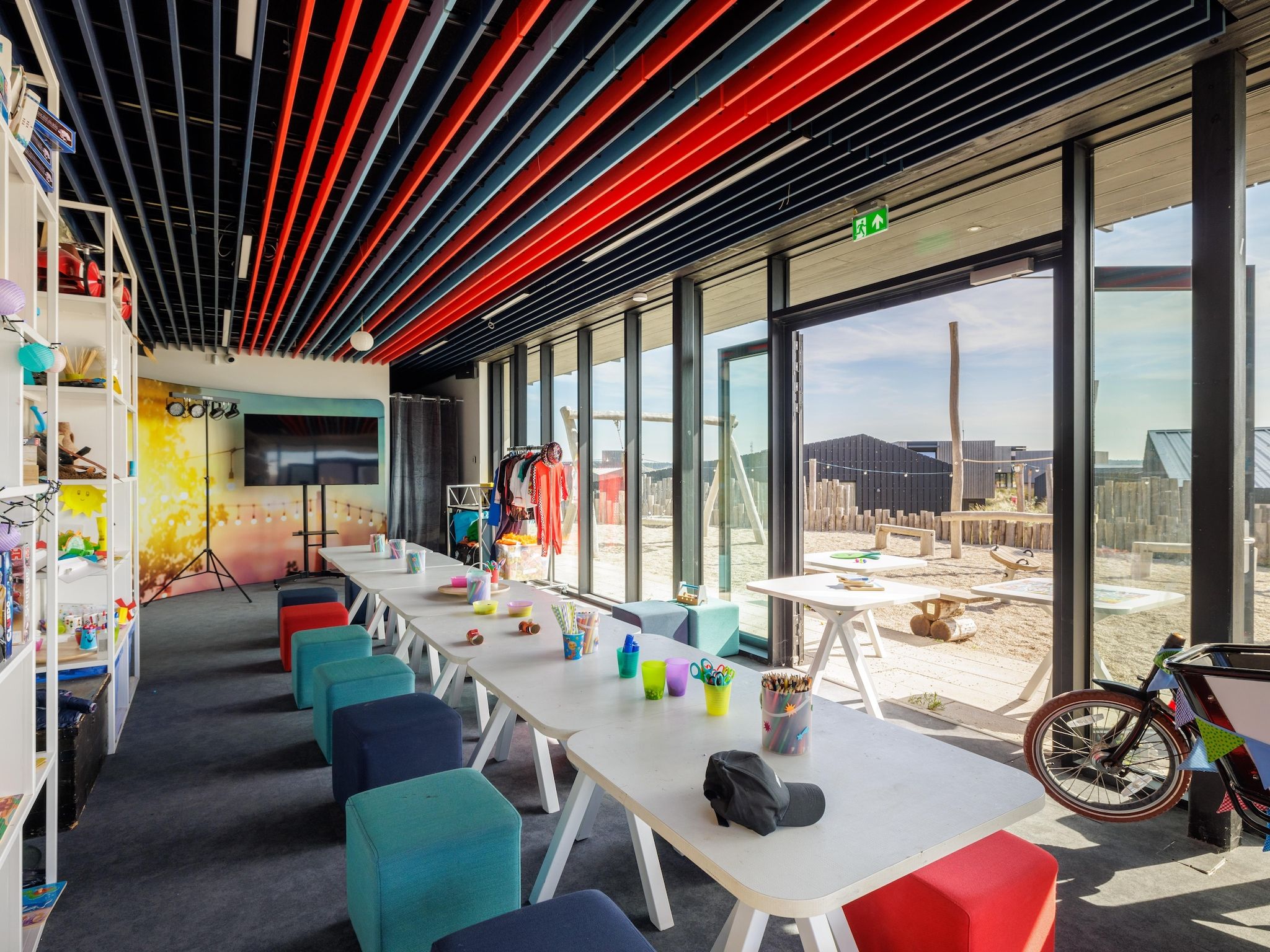 Parkfaciliteiten bij Sea Lodges Zandvoort 1 in Zandvoort