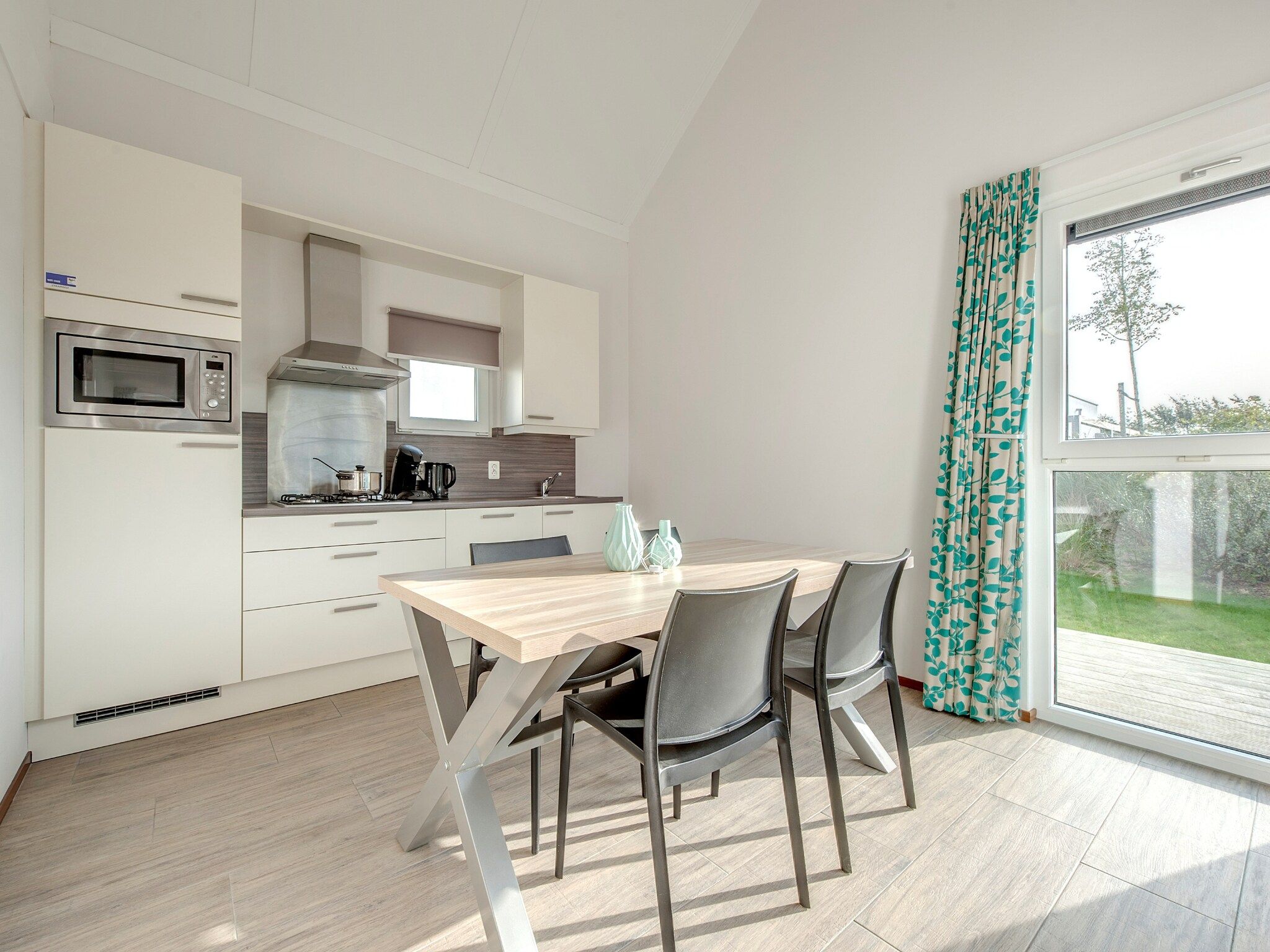 De keuken van Strandpark Duynhille 5 in Ouddorp