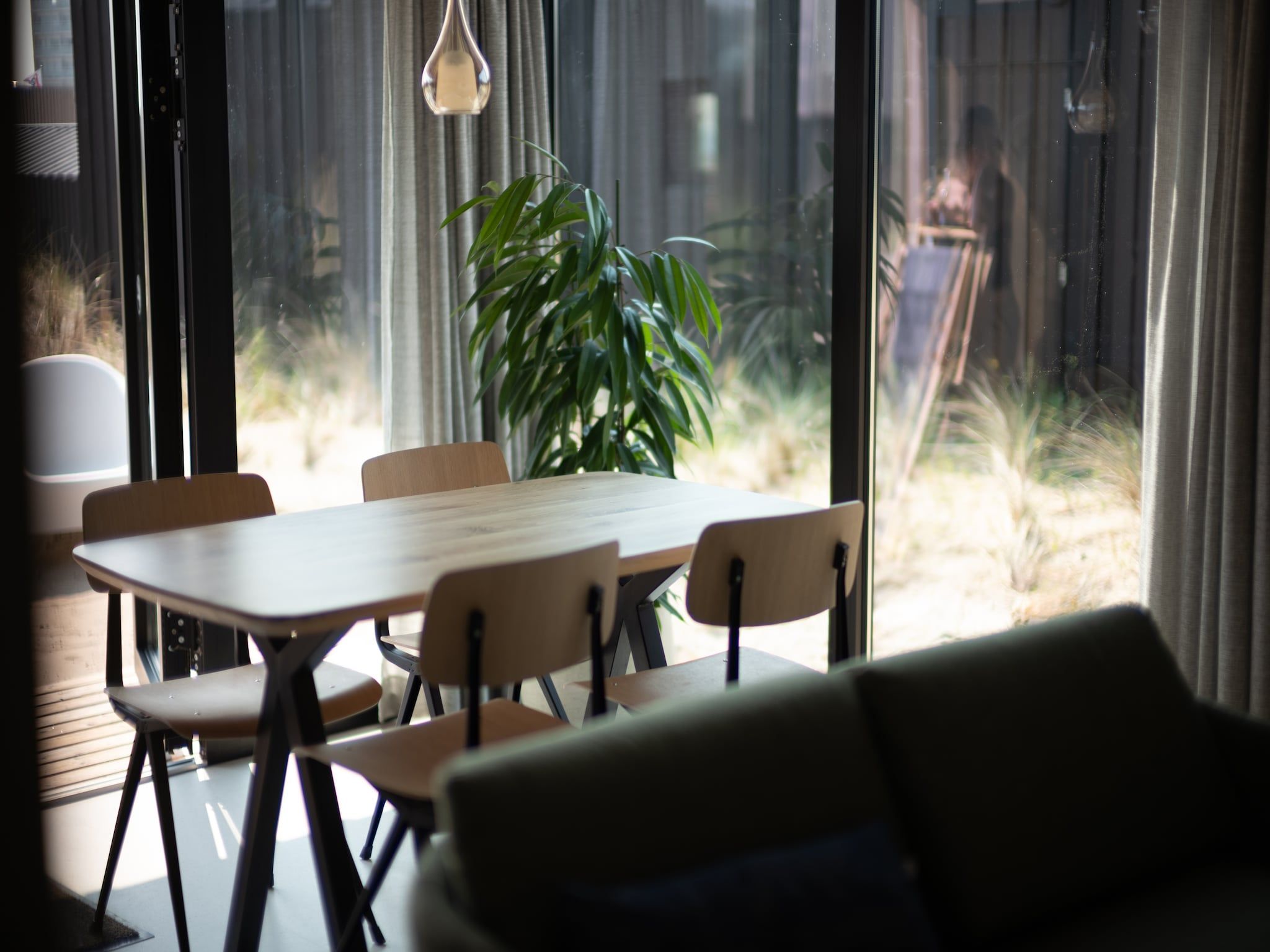 De woonkamer van Sea Lodges Zandvoort 3 in Zandvoort