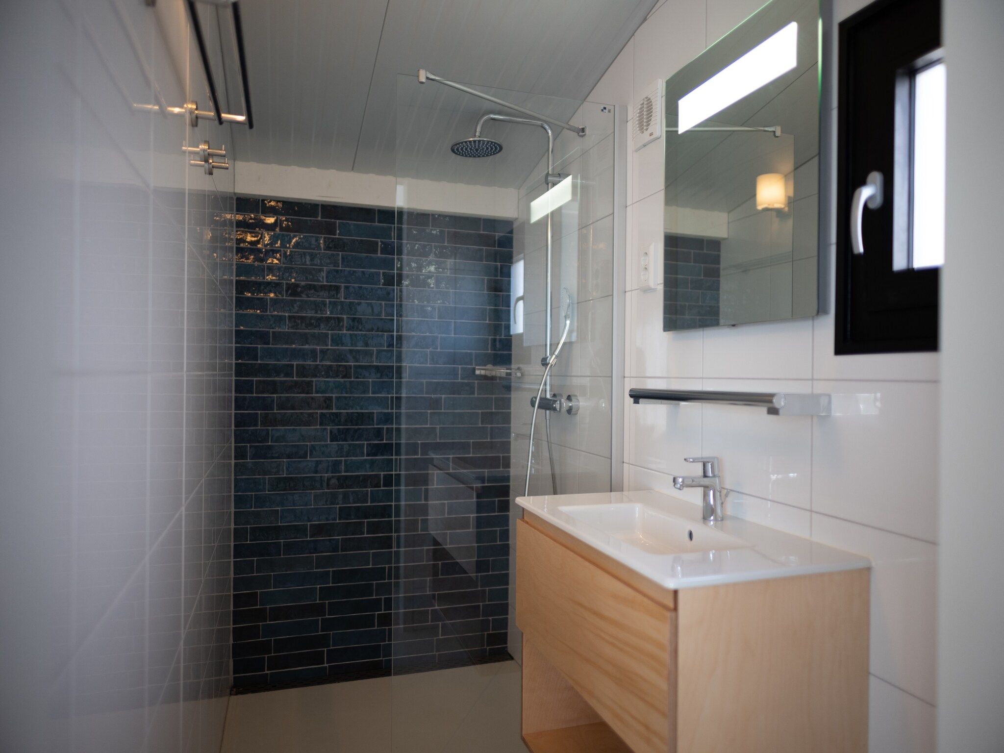 De badkamer van Sea Lodges Zandvoort 9 in Zandvoort