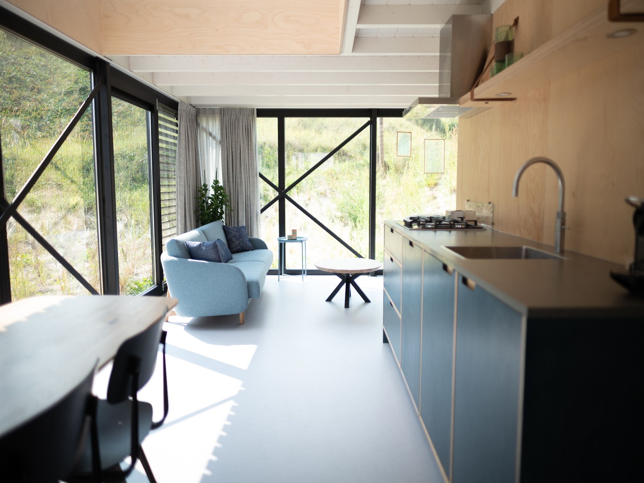 De keuken van Sea Lodges Zandvoort 9 in Zandvoort