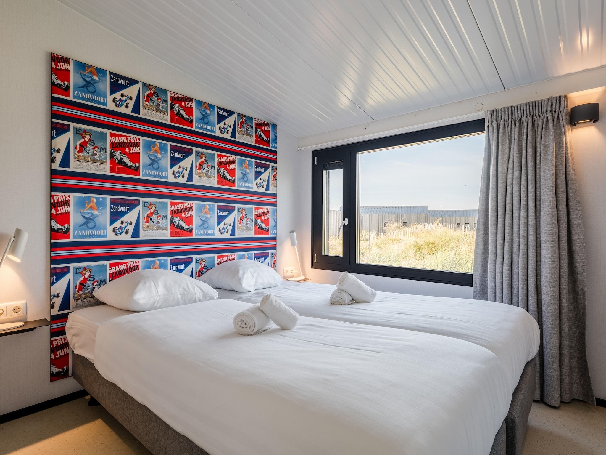 Een slaapkamer van Sea Lodges Zandvoort 9 in Zandvoort