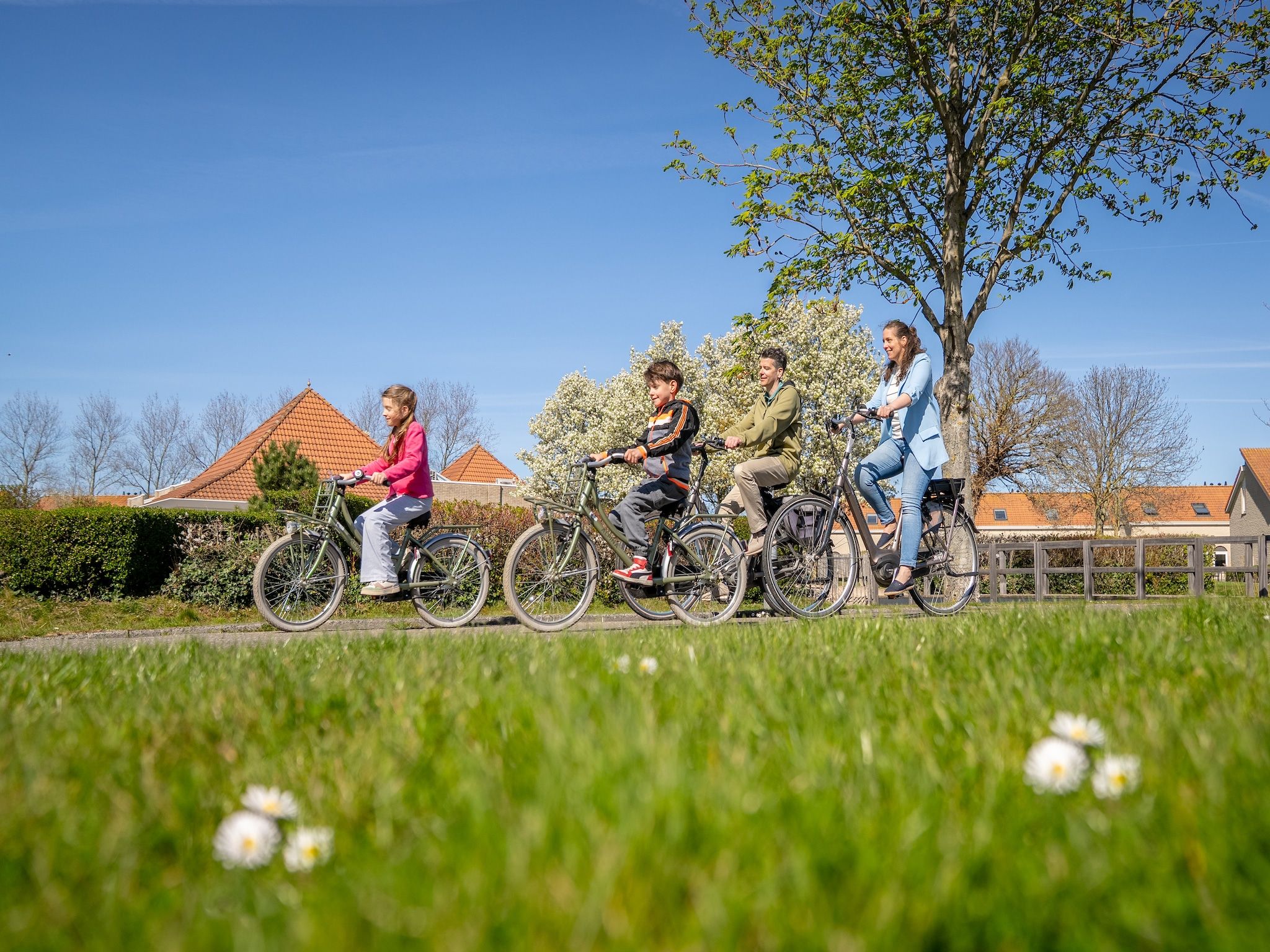 Parkfaciliteiten bij Vakantiepark de Soeten Haert 19 in Renesse