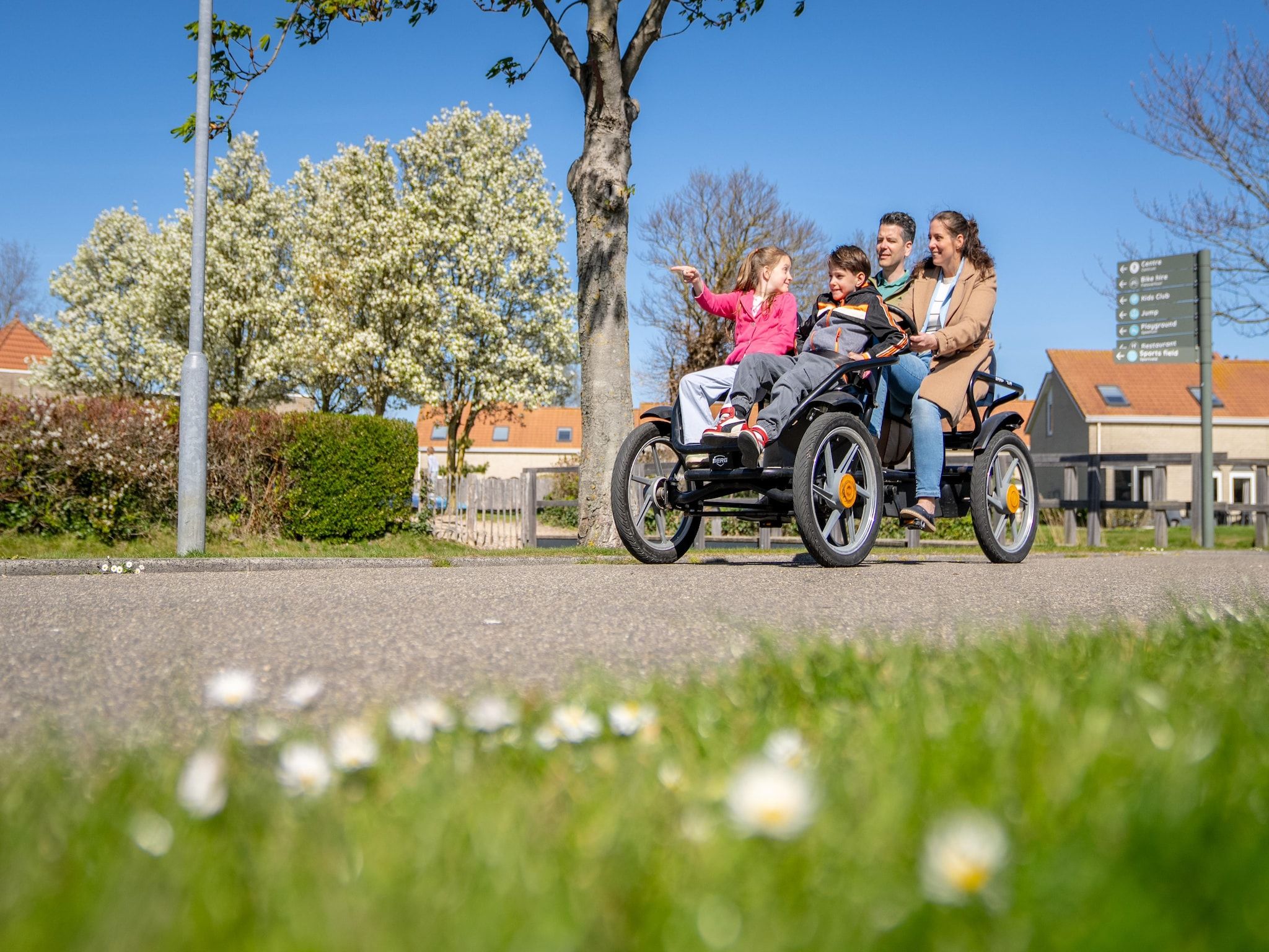 Parkfaciliteiten bij Vakantiepark de Soeten Haert 19 in Renesse