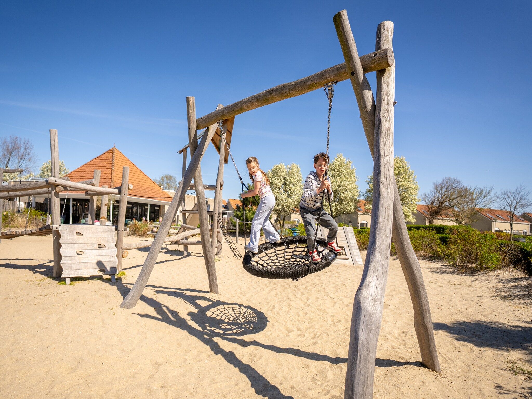 Parkfaciliteiten bij Vakantiepark de Soeten Haert 19 in Renesse