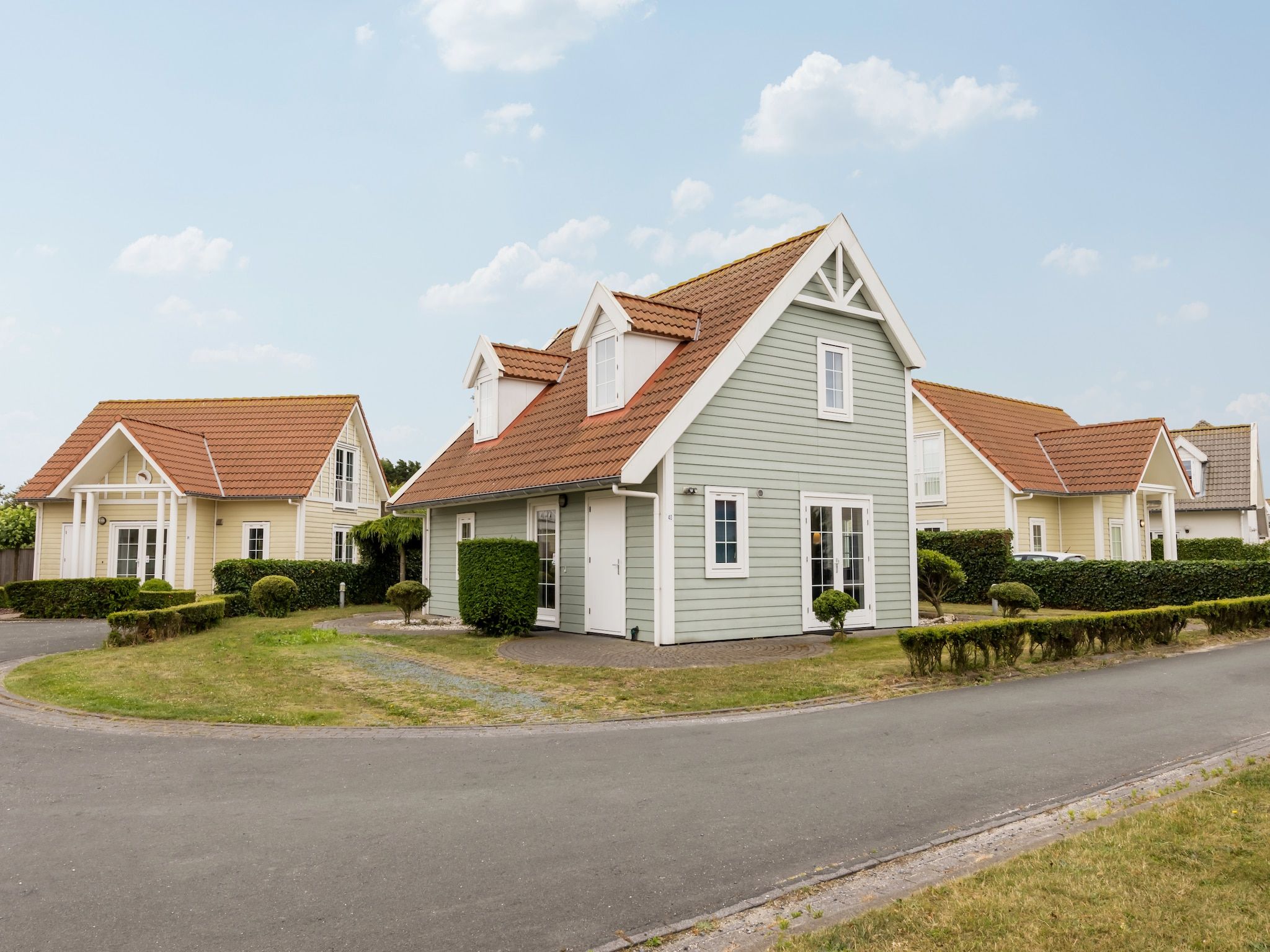 De buitenkant van Vakantiepark De Heeren van 's Gravensande 2 in 's-Gravenzande