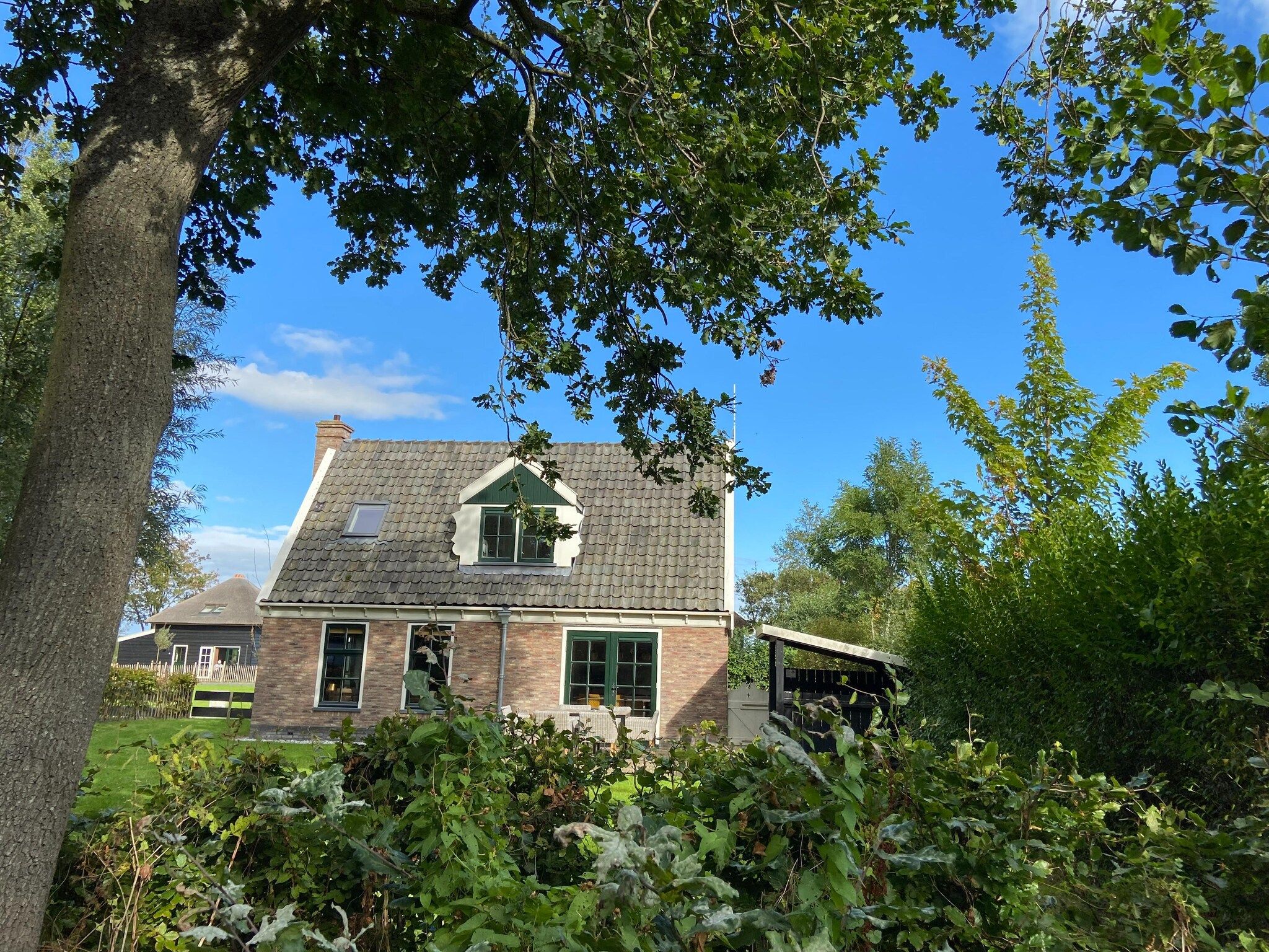 De tuin van Recreatiepark Wiringherlant - Villa 18 in Hippolytushoef