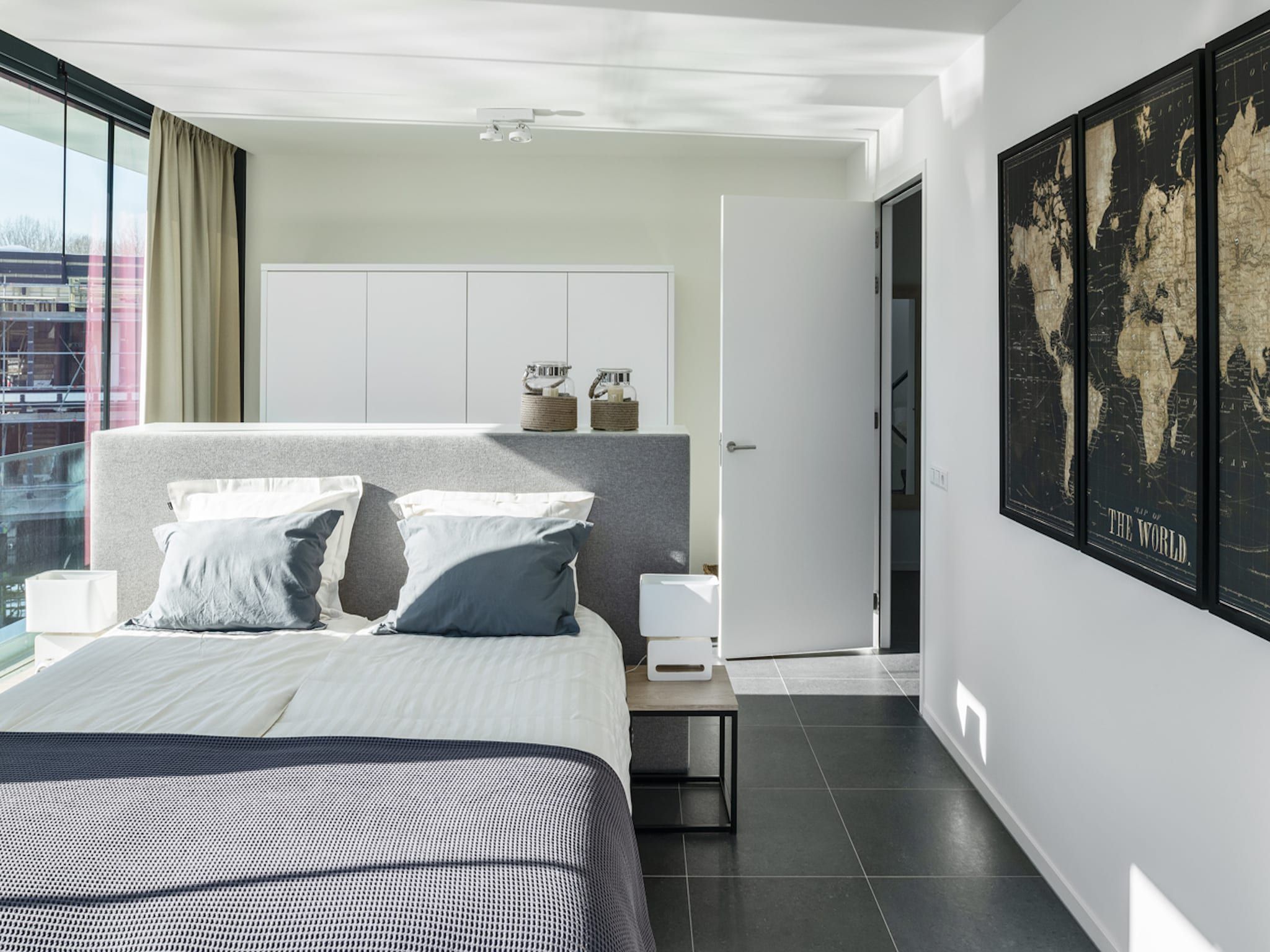 Een slaapkamer van Harbour Village 1 in Arnemuiden