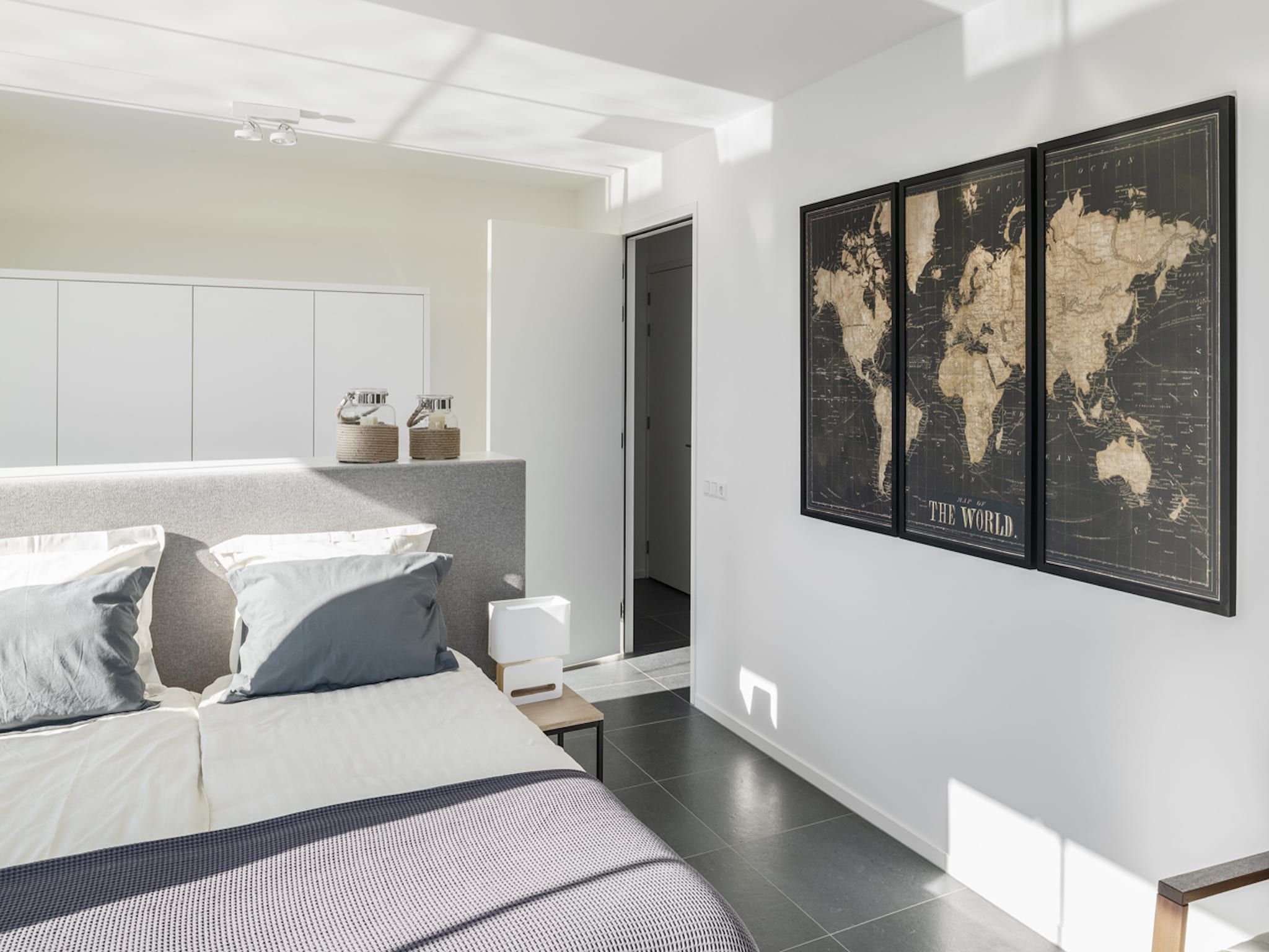 Een slaapkamer van Harbour Village 1 in Arnemuiden