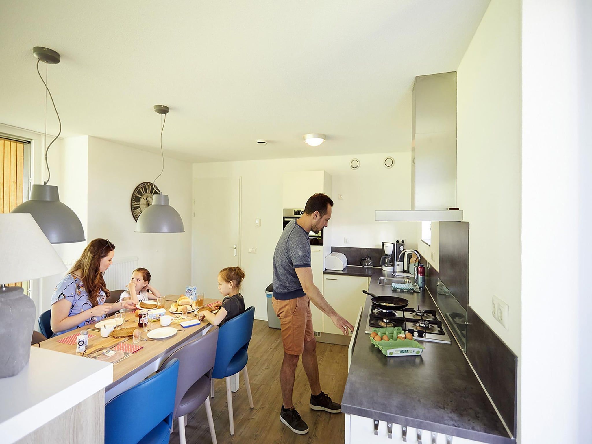 De keuken van Buitenhof De Leistert 25 in Roggel