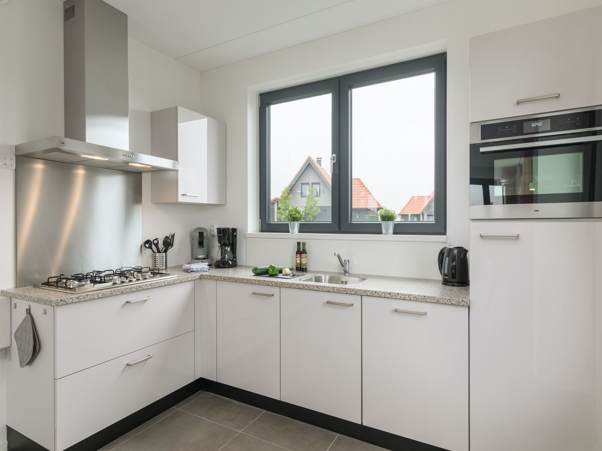 De keuken van Waterstaete Ossenzijl 3 in Ossenzijl