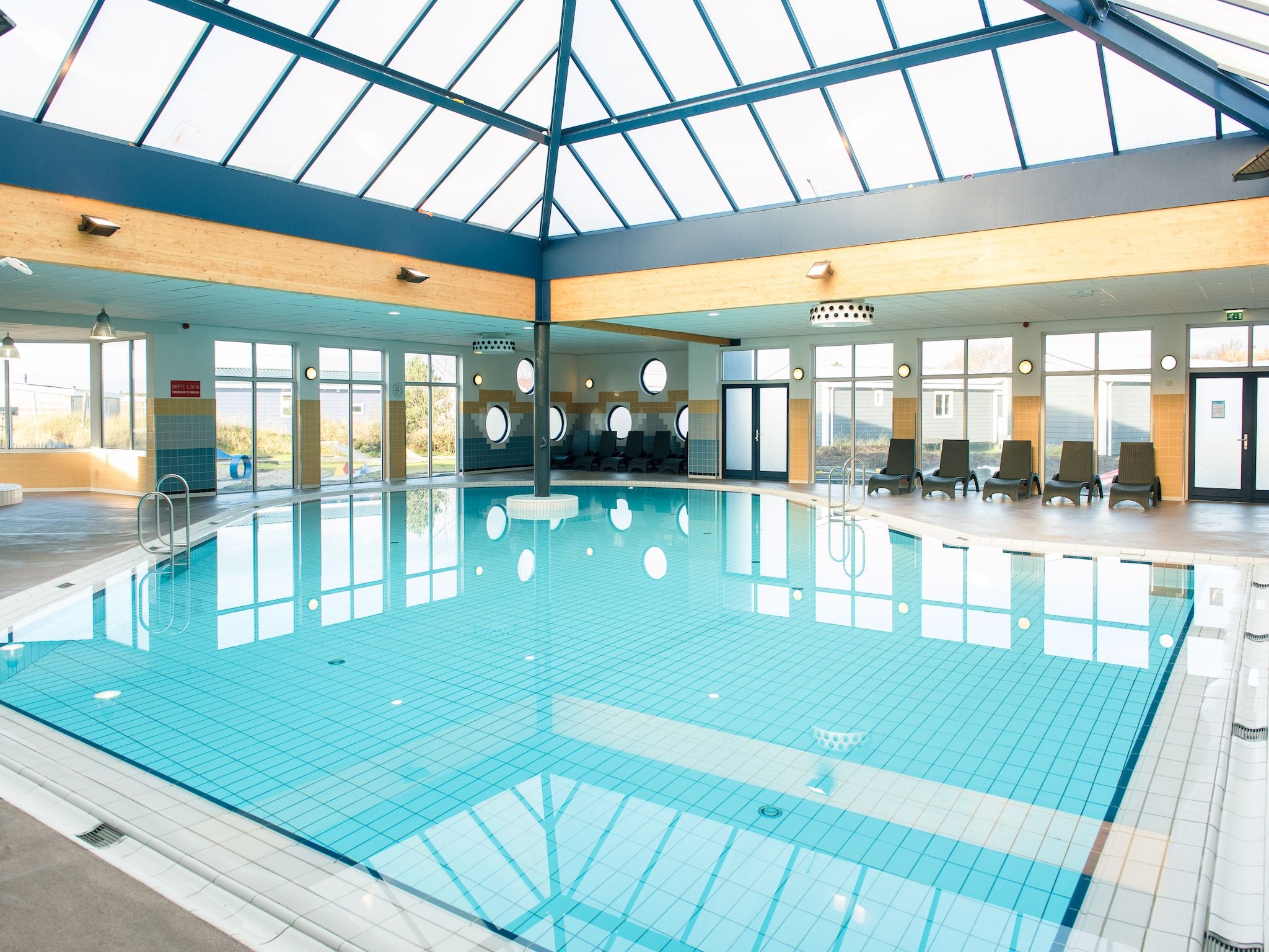 Parkfaciliteiten bij Vakantiepark Boomhiemke 13 in Hollum