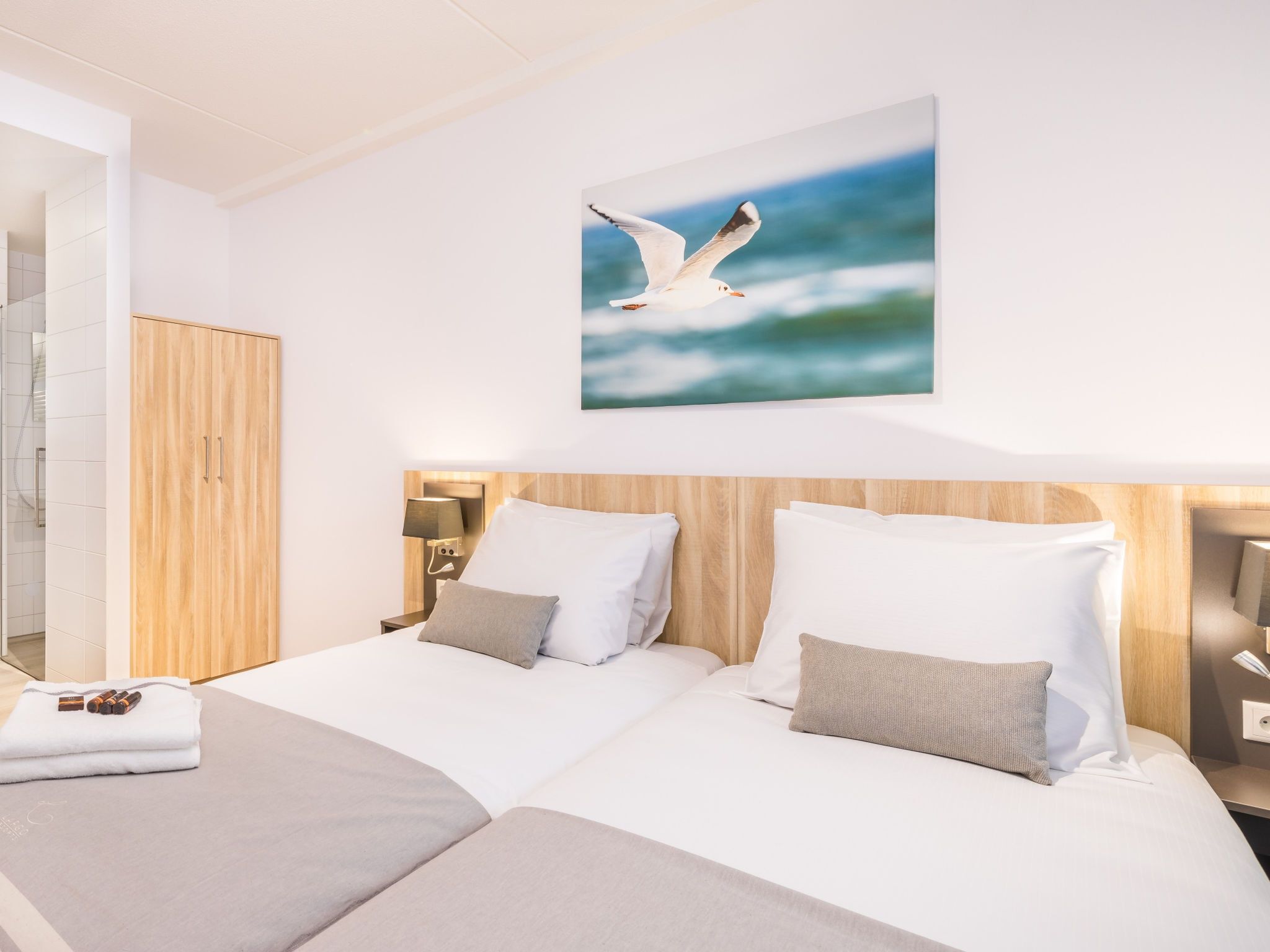 Een slaapkamer van Noordzee Résidence Dishoek 12 in Koudekerke