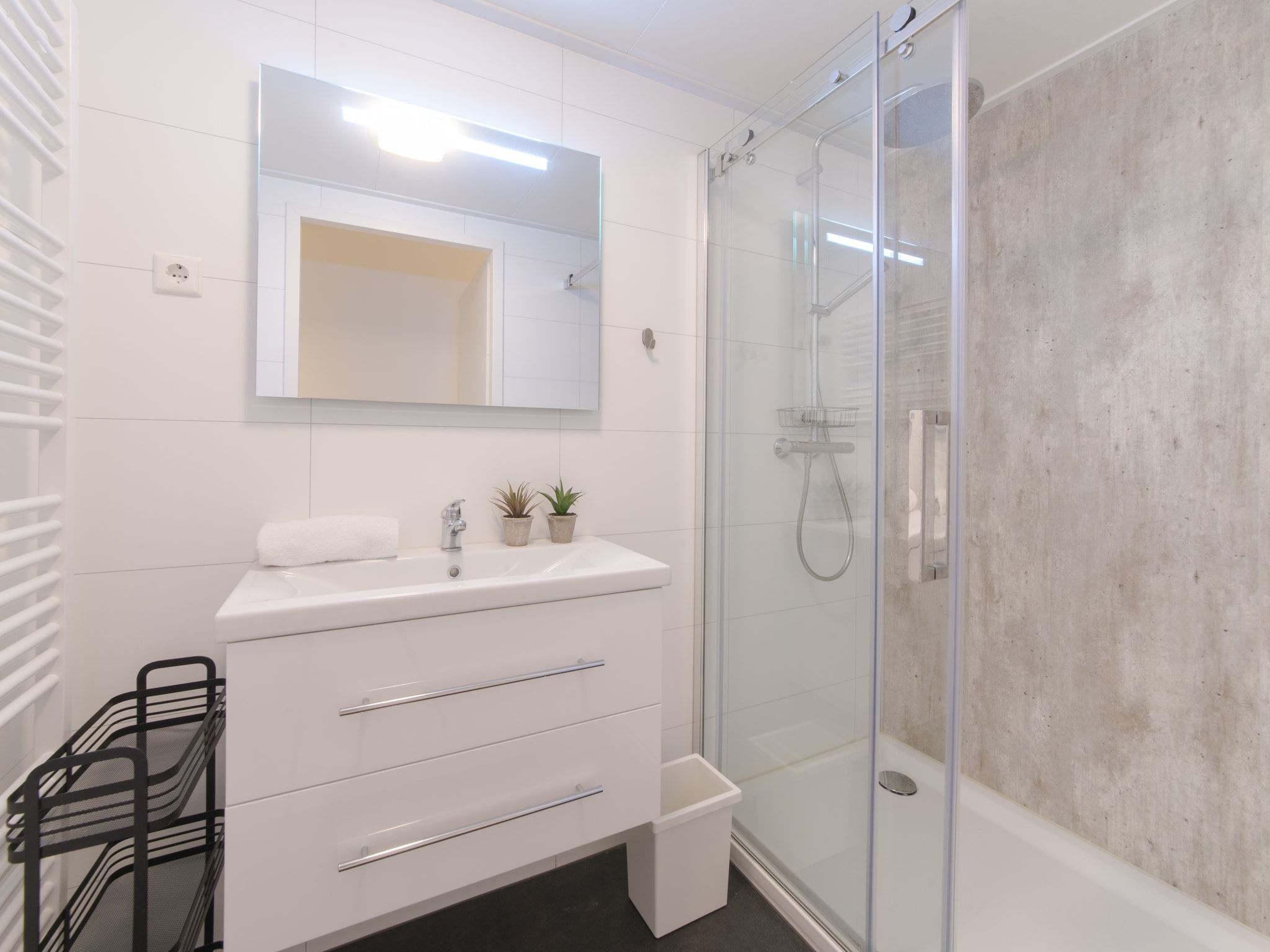 De badkamer van Water Resort Oosterschelde 13 in Wemeldinge