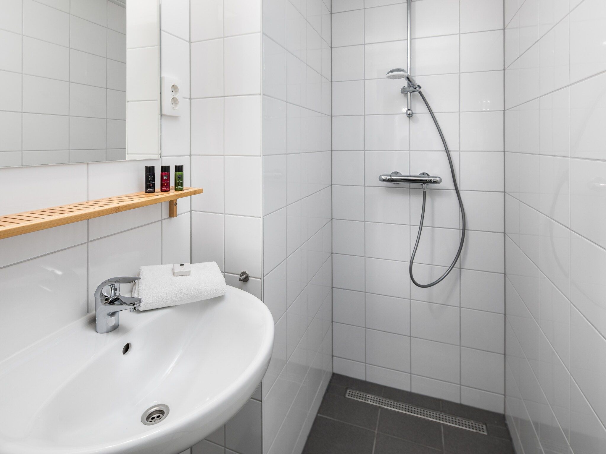 De badkamer van Vakantiepark Schaijk 3 in Schaijk