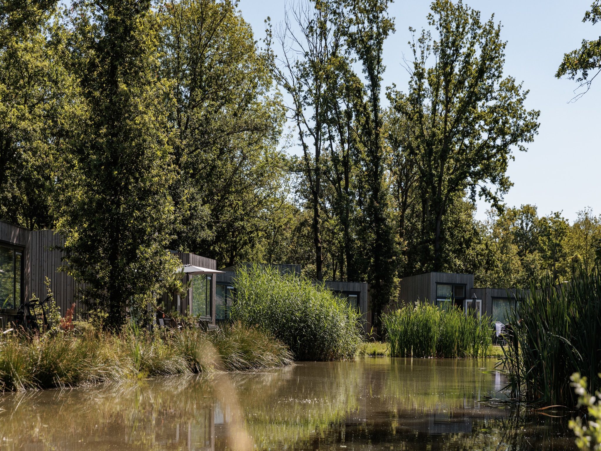 Het uitzicht vanaf Vakantiepark Schaijk 4 in Schaijk