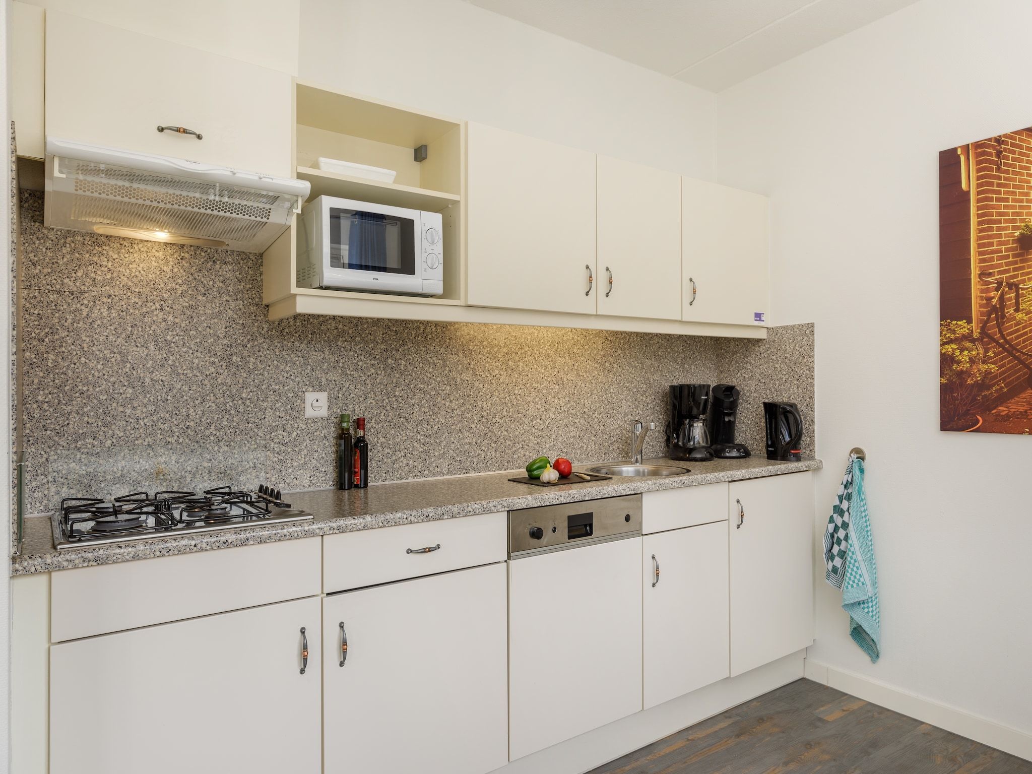 De keuken van Marinapark Volendam 9 in Volendam