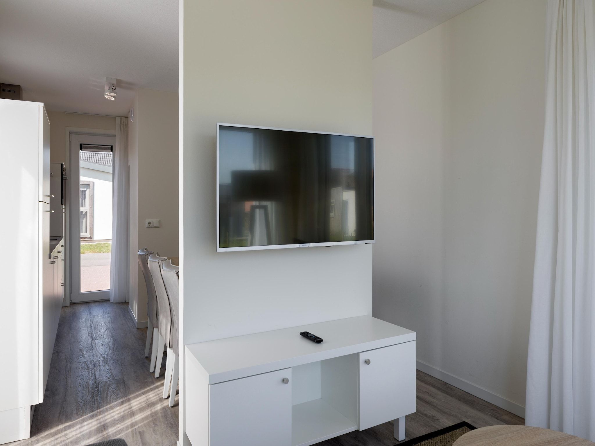 De woonkamer van Beach Resort Nieuwvliet-Bad 11 in Nieuwvliet