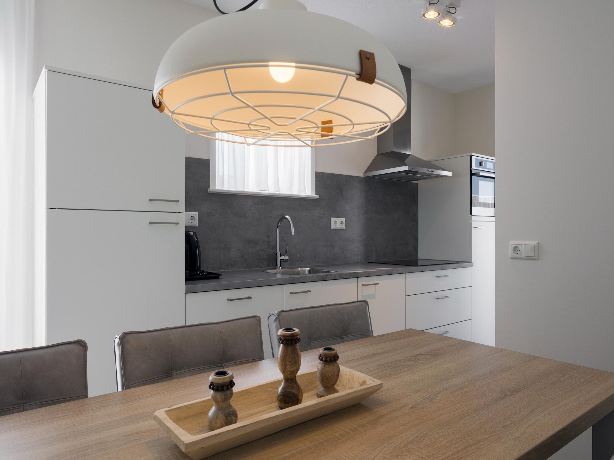 De keuken van Beach Resort Nieuwvliet-Bad 11 in Nieuwvliet