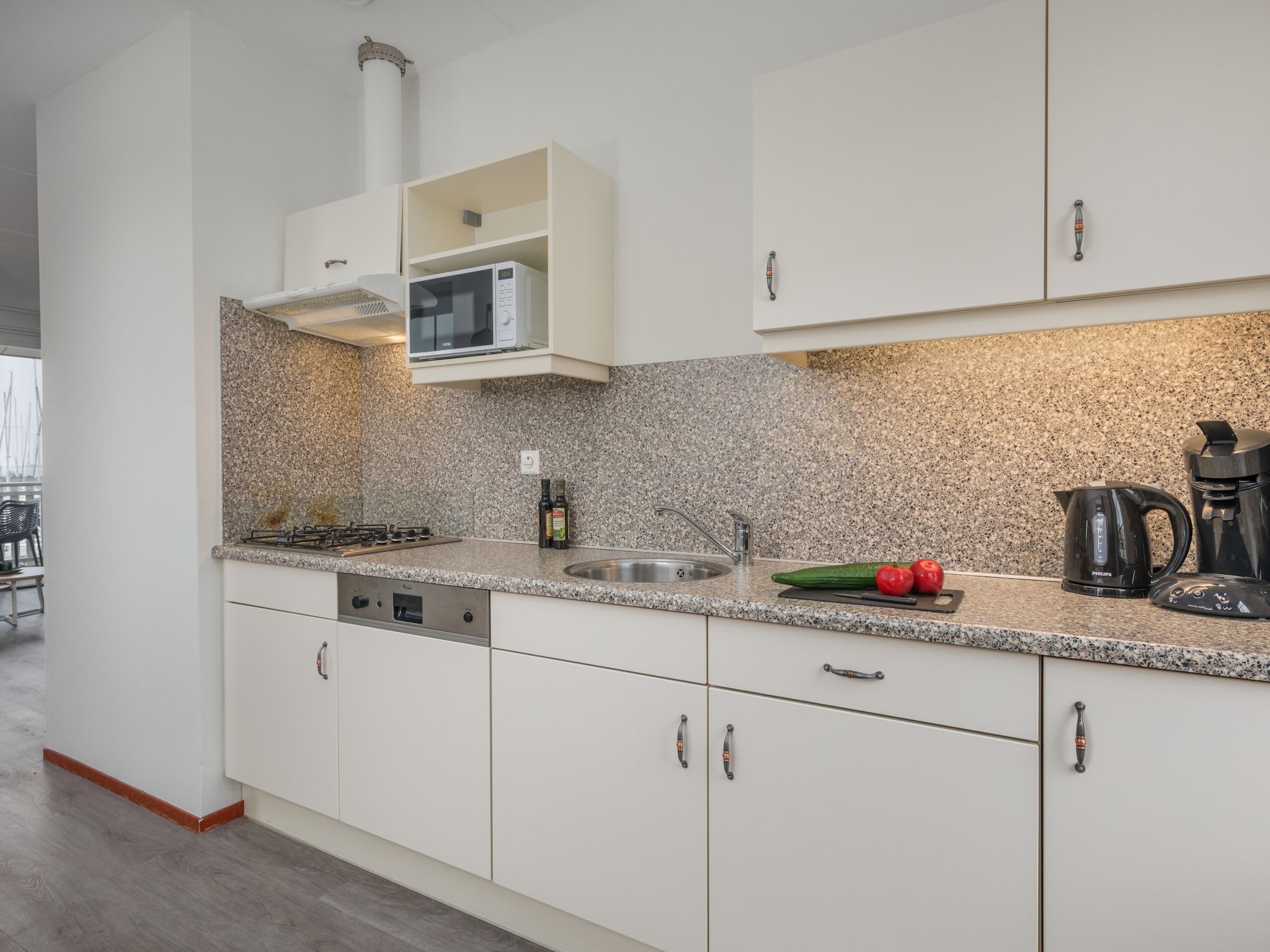 De keuken van Marinapark Volendam 10 in Volendam