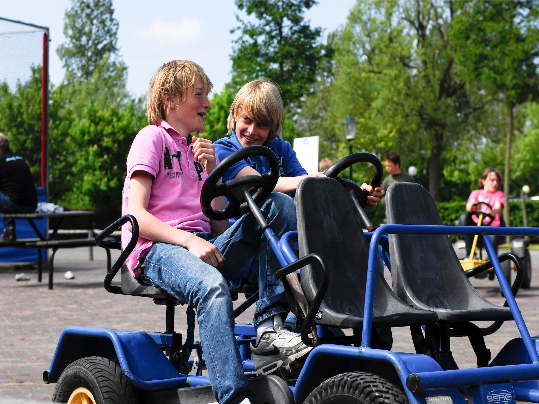 Parkfaciliteiten bij Water Village 2 in Kamperland