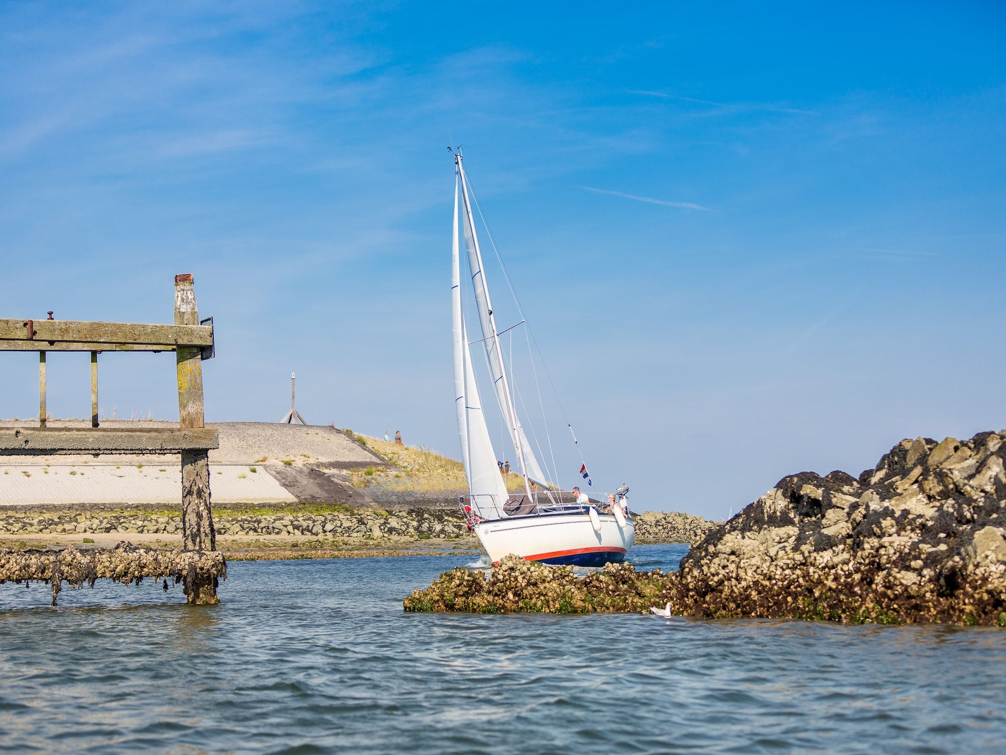 Parkfaciliteiten bij Water Village 2 in Kamperland