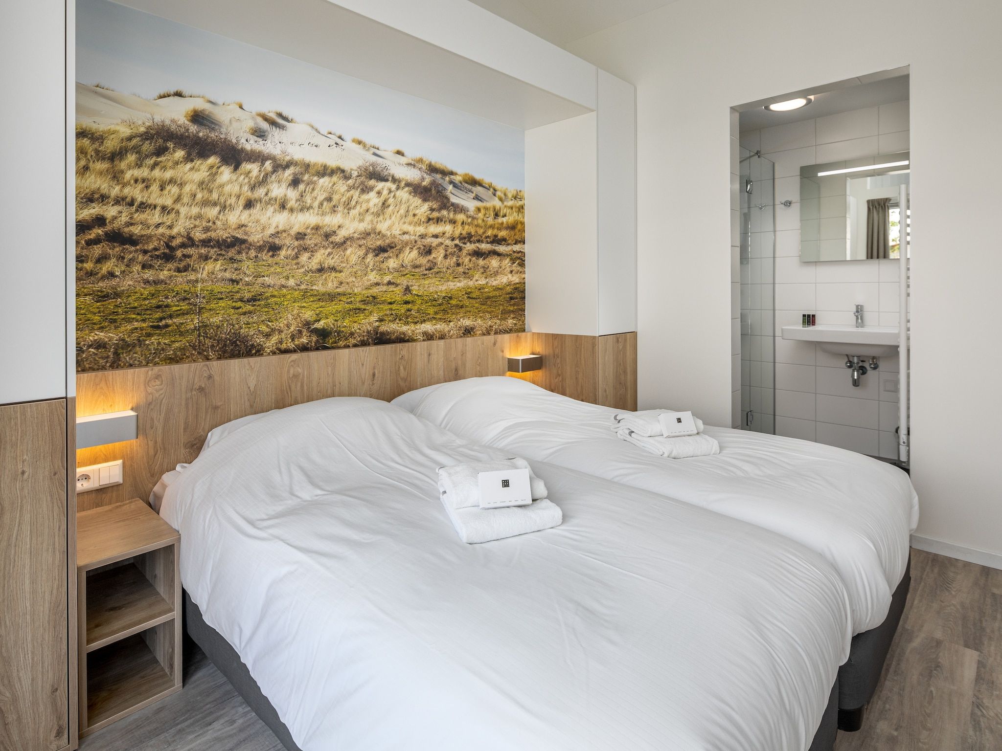 Een slaapkamer van Water Village 2 in Kamperland