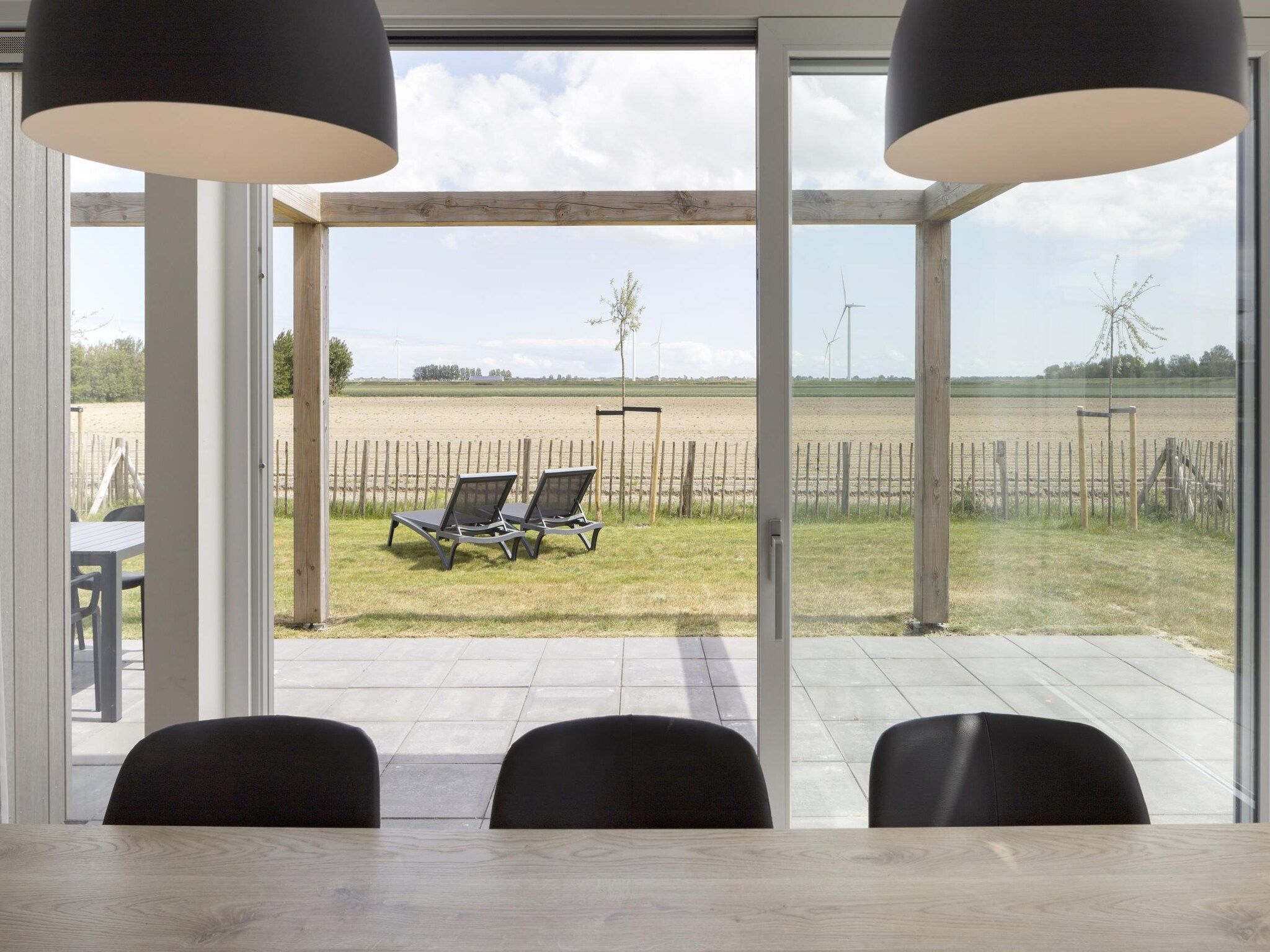 Het uitzicht vanaf Water Village 3 in Kamperland