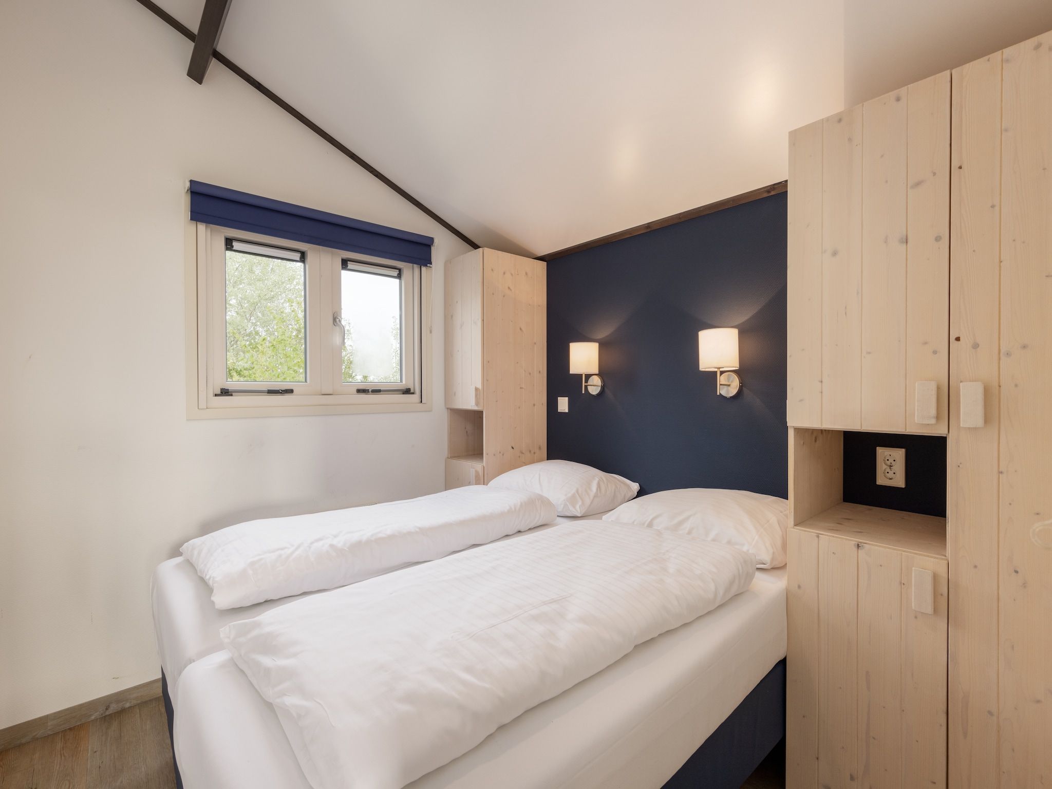 Een slaapkamer van Waterpark Terkaple 2 in Terkaple