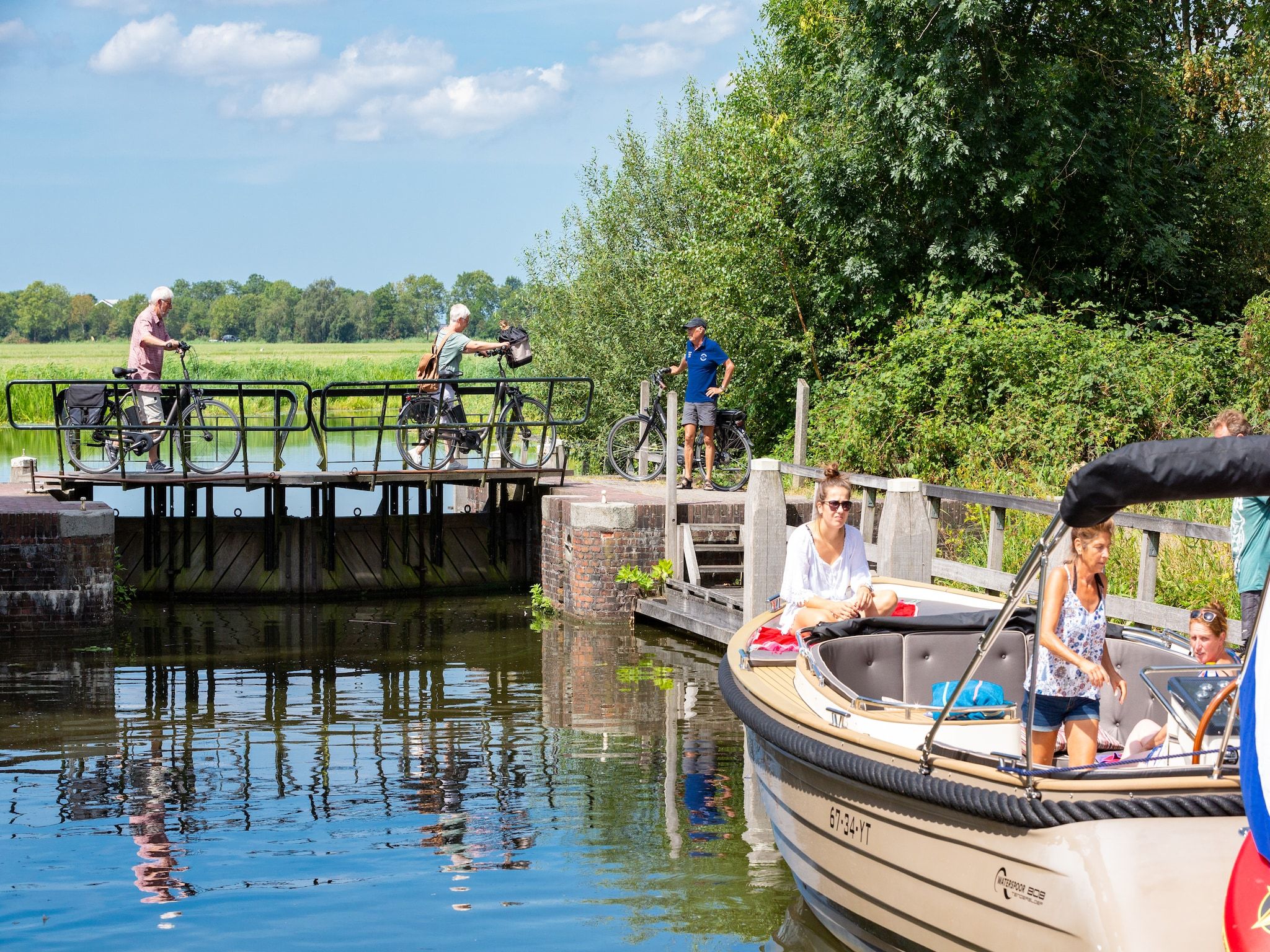 De omgeving van Waterpark Langelille 1 in Langelille