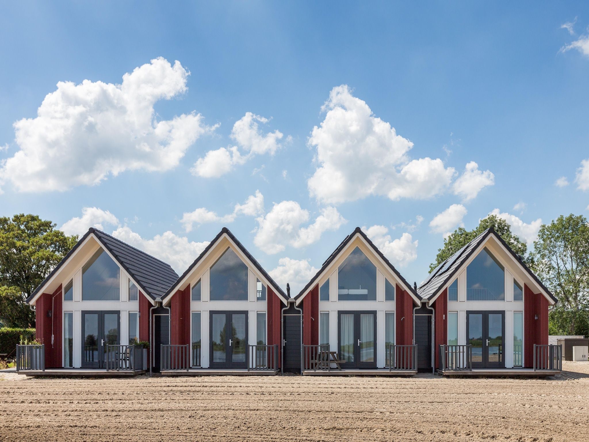 De buitenkant van Waterpark Langelille 1 in Langelille