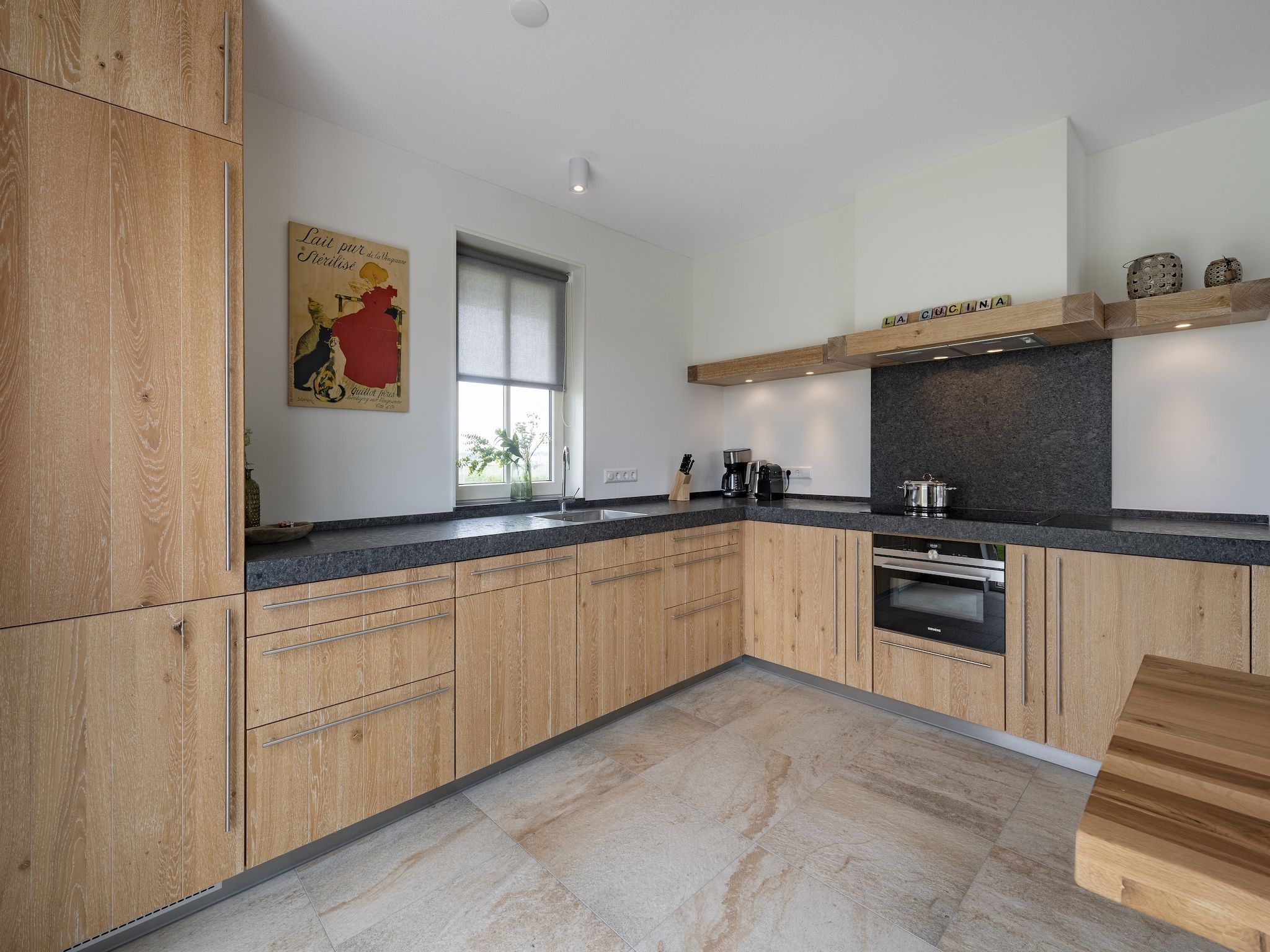 De keuken van Friese Meren Villa's 5 in Delfstrahuizen