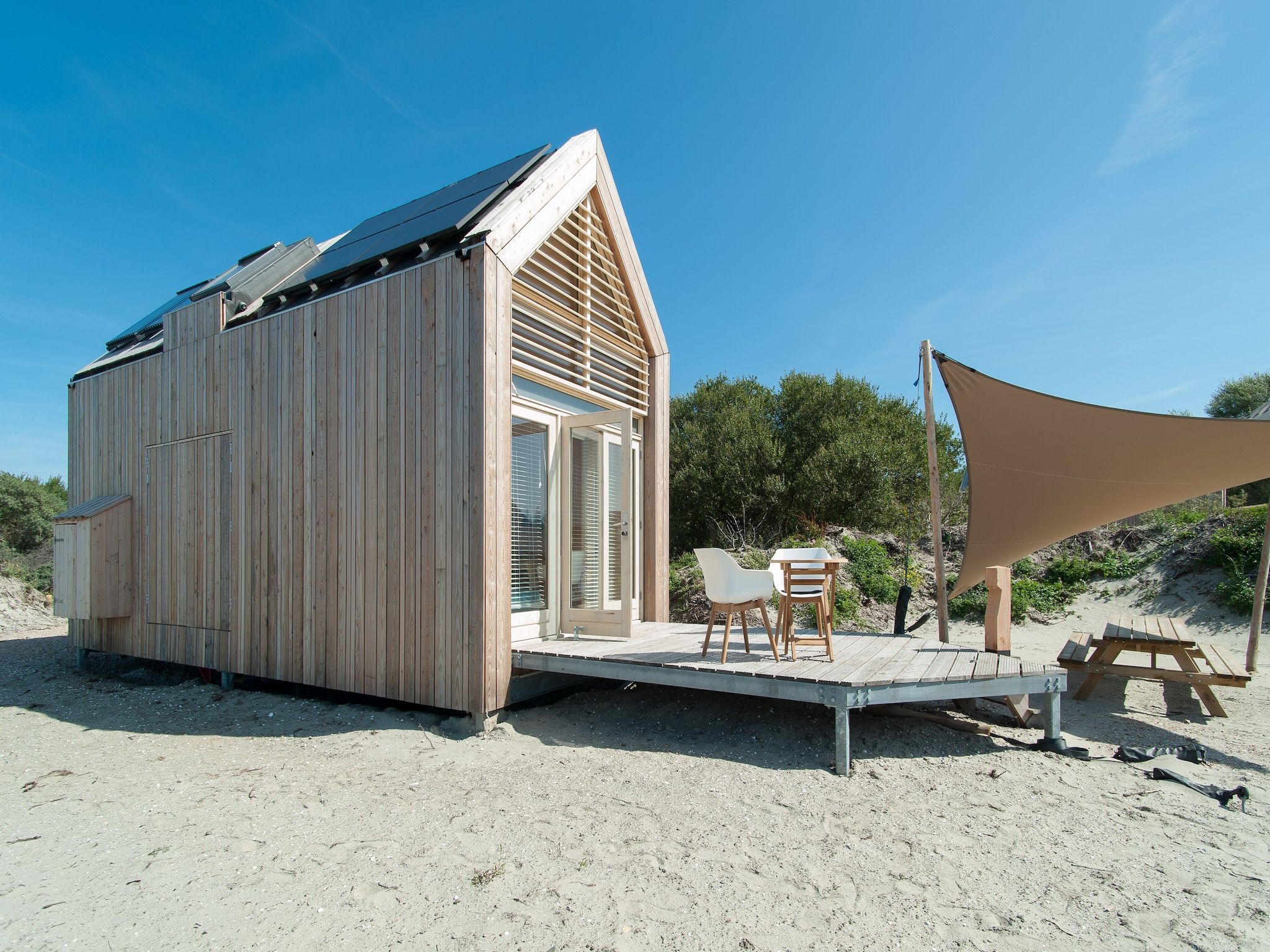 De buitenkant van Eco Resort Grevelingenstrand in Ouddorp