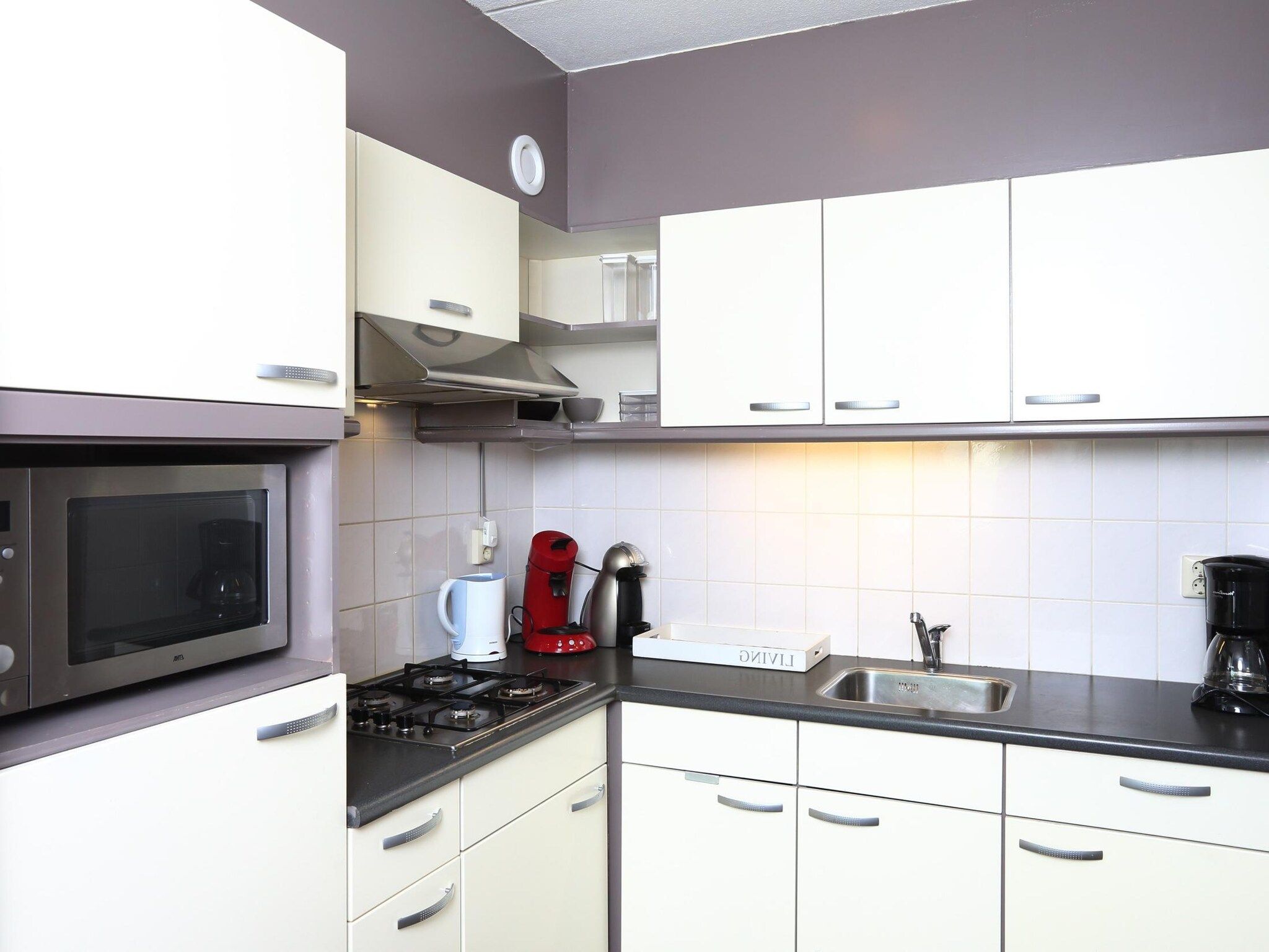 De keuken van Vakantiepark Emslandermeer 2 in Vlagtwedde