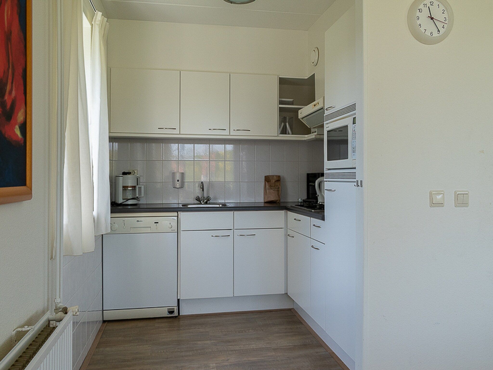 De keuken van Vakantiepark Emslandermeer 3 in Vlagtwedde