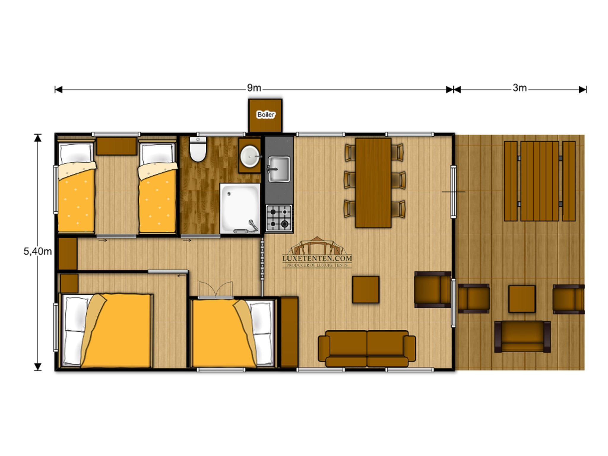 Voorzieningen bij Vakantiepark Sandberghe 11 in Uden