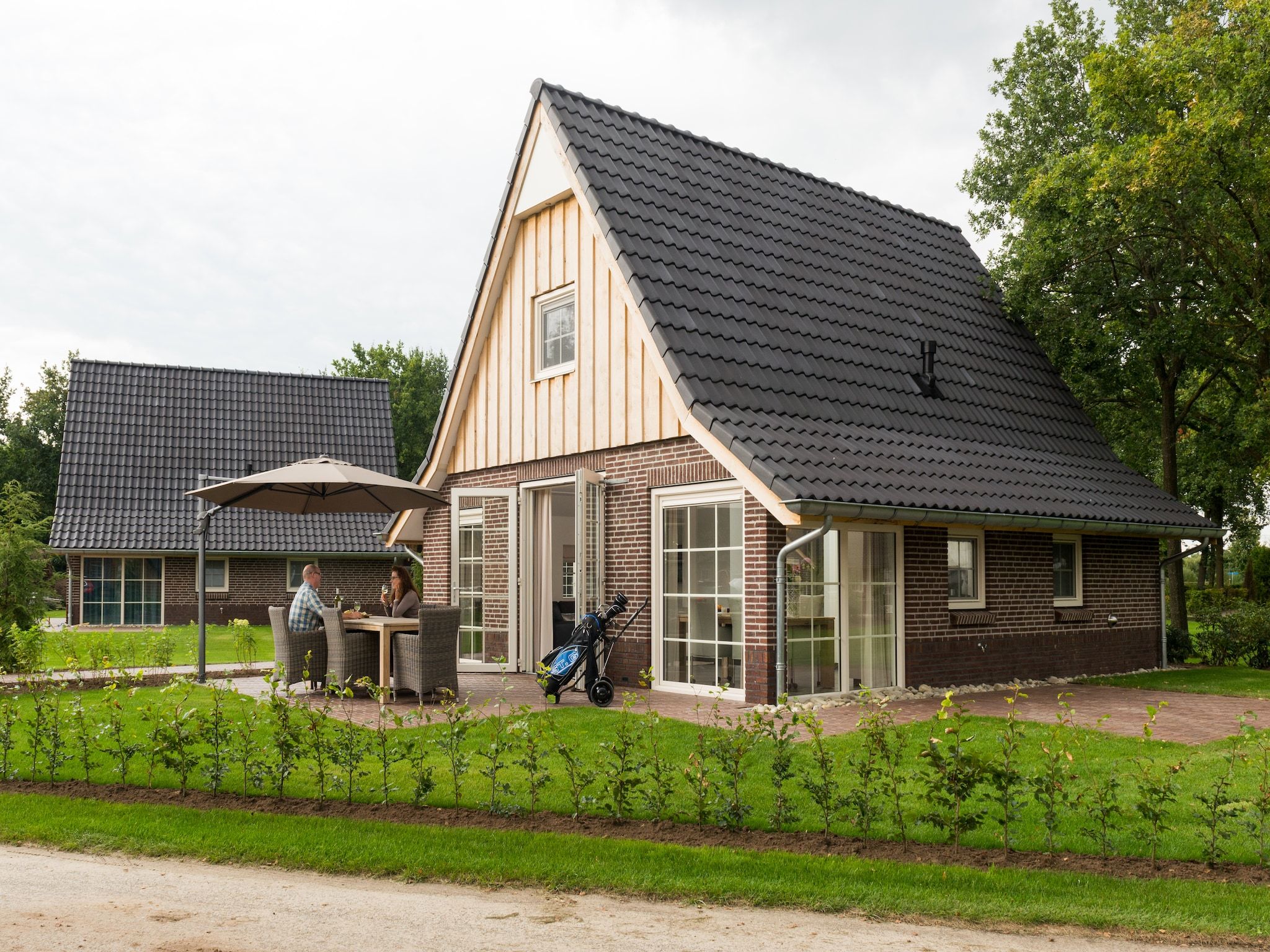 De buitenkant van Hof van Salland 10 in Hellendoorn