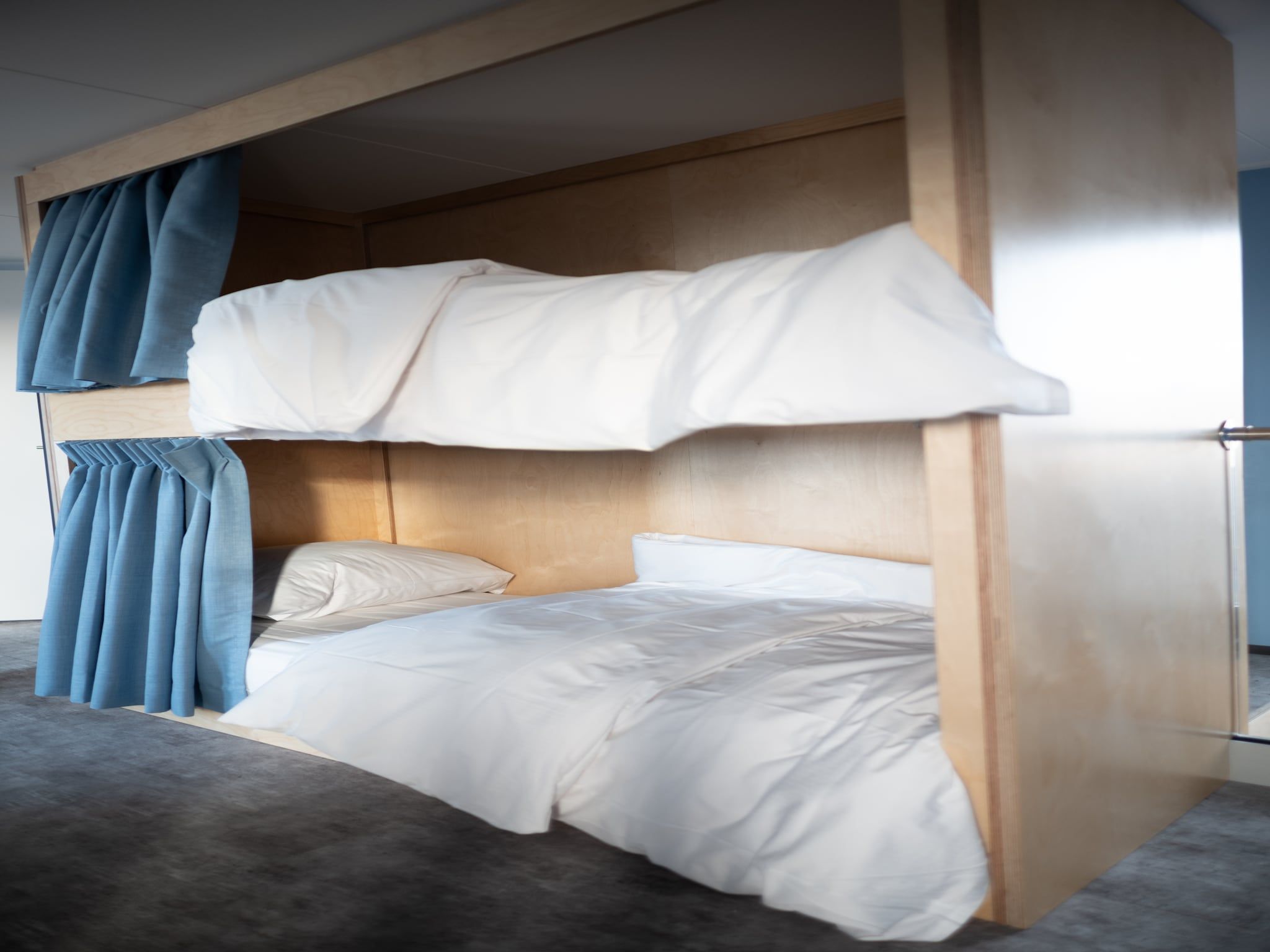 Een slaapkamer van Sea Lodges Zandvoort 6 in Zandvoort