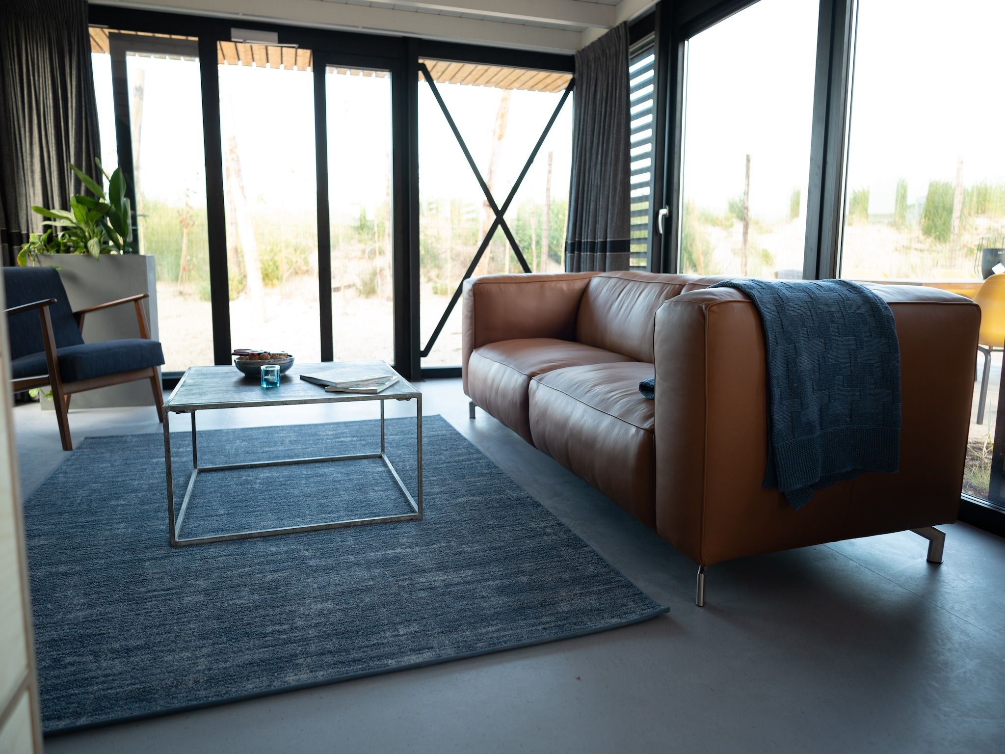 De woonkamer van Sea Lodges Zandvoort 6 in Zandvoort